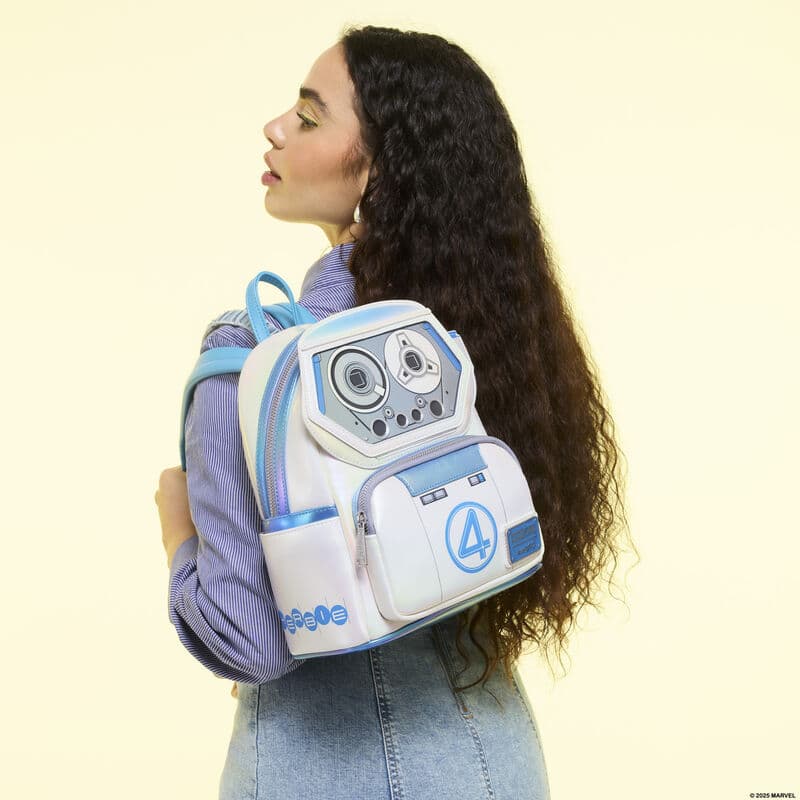 Produktbild Loungefly Marvel Fantastic Four H.E.R.B.I.E. Cosplay Mini Backpack 6 von 7