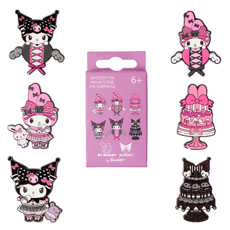Loungefly Sanrio My Melody & Kuromi Mystery Box Pin