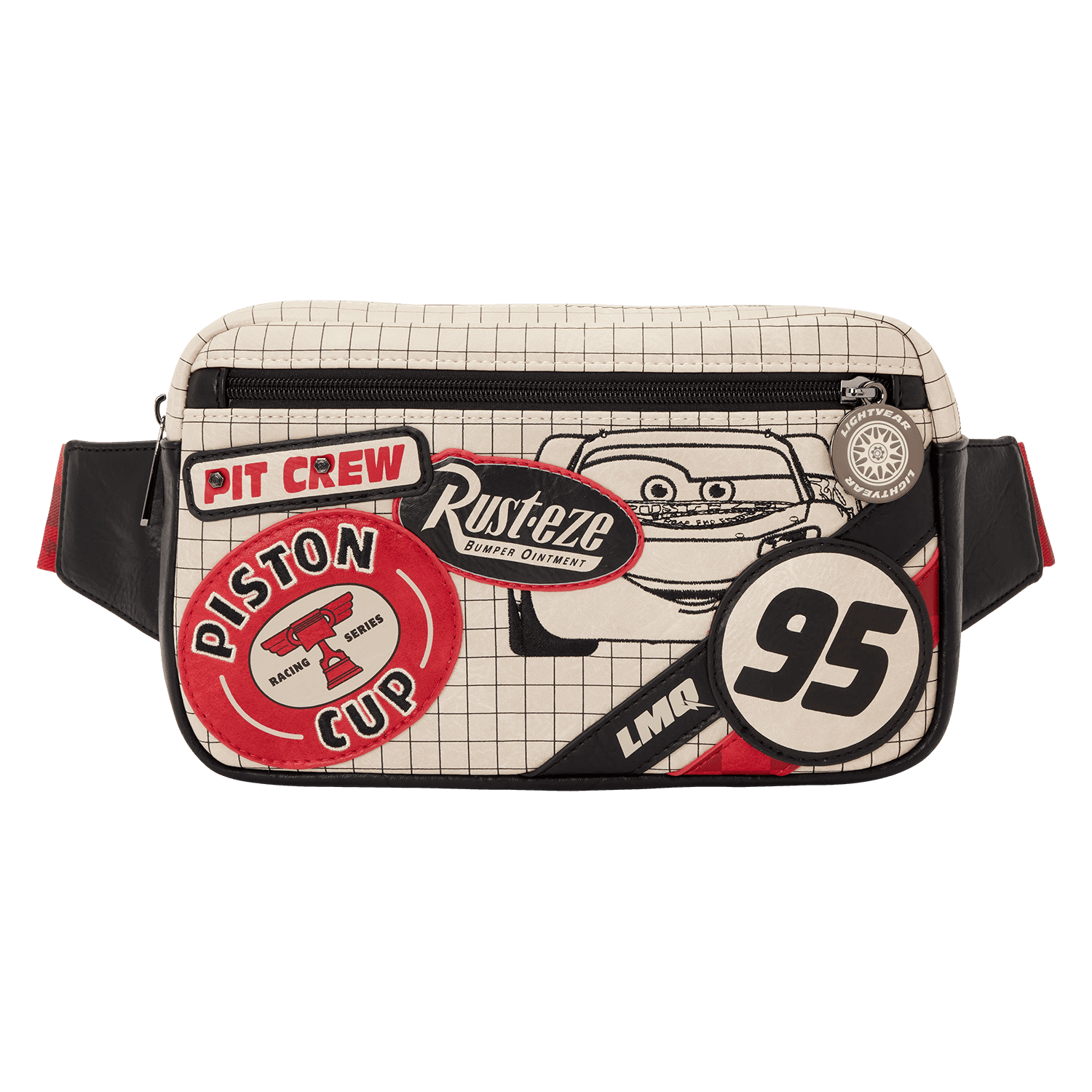 Loungefly Pixar Cars Lightning McQueen Sling Crossbody Bag