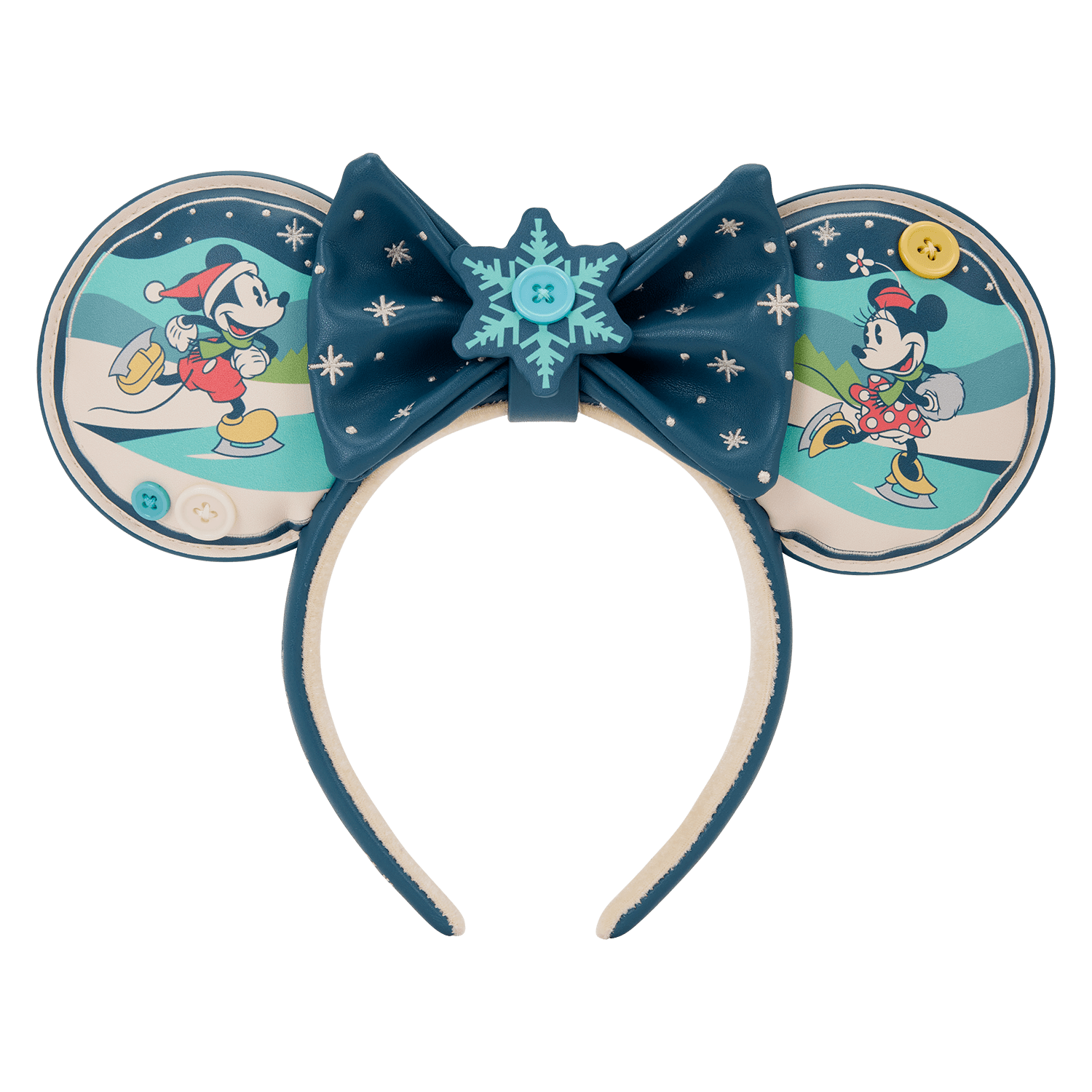 Loungefly Disney Mickey & Minnie Holiday Ear Headband