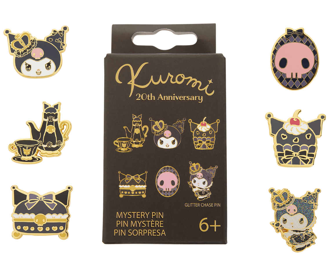 Loungefly Sanrio Kuromi 20th Anniversary Mystery Box Pin