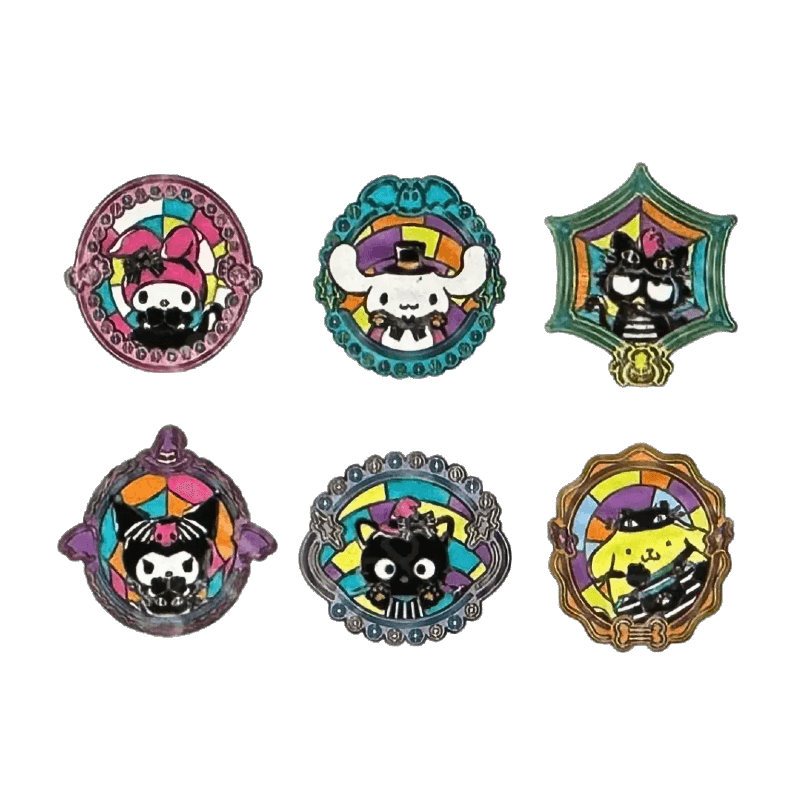 Loungefly Sanrio Hello Kitty & Friends Sanrio Stained Glass Halloween Blind Box Mystery Pin - Sanrio