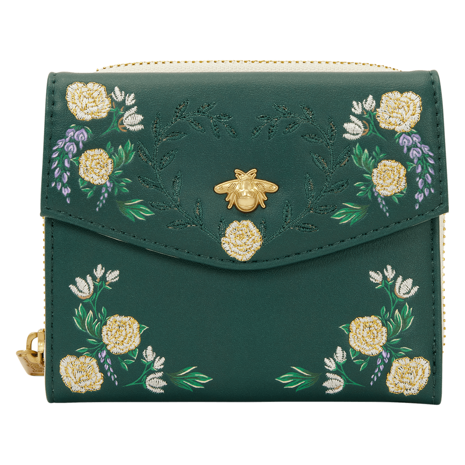 Loungefly Bridgerton Floral Zip-Around Portemonnaie