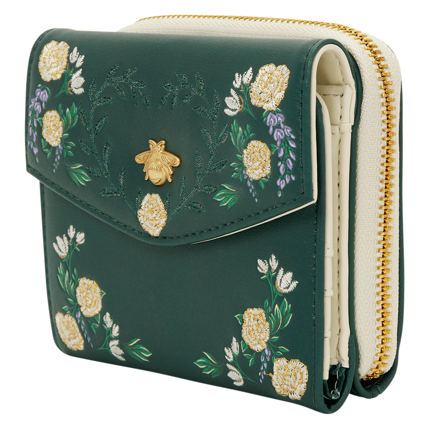 Loungefly Bridgerton Floral Zip-Around Portemonnaie