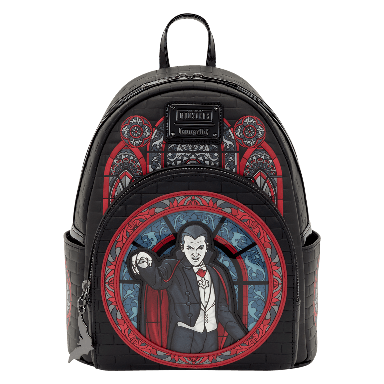 Loungefly Universal Monsters Dracula Stained Glass Mini Backpack