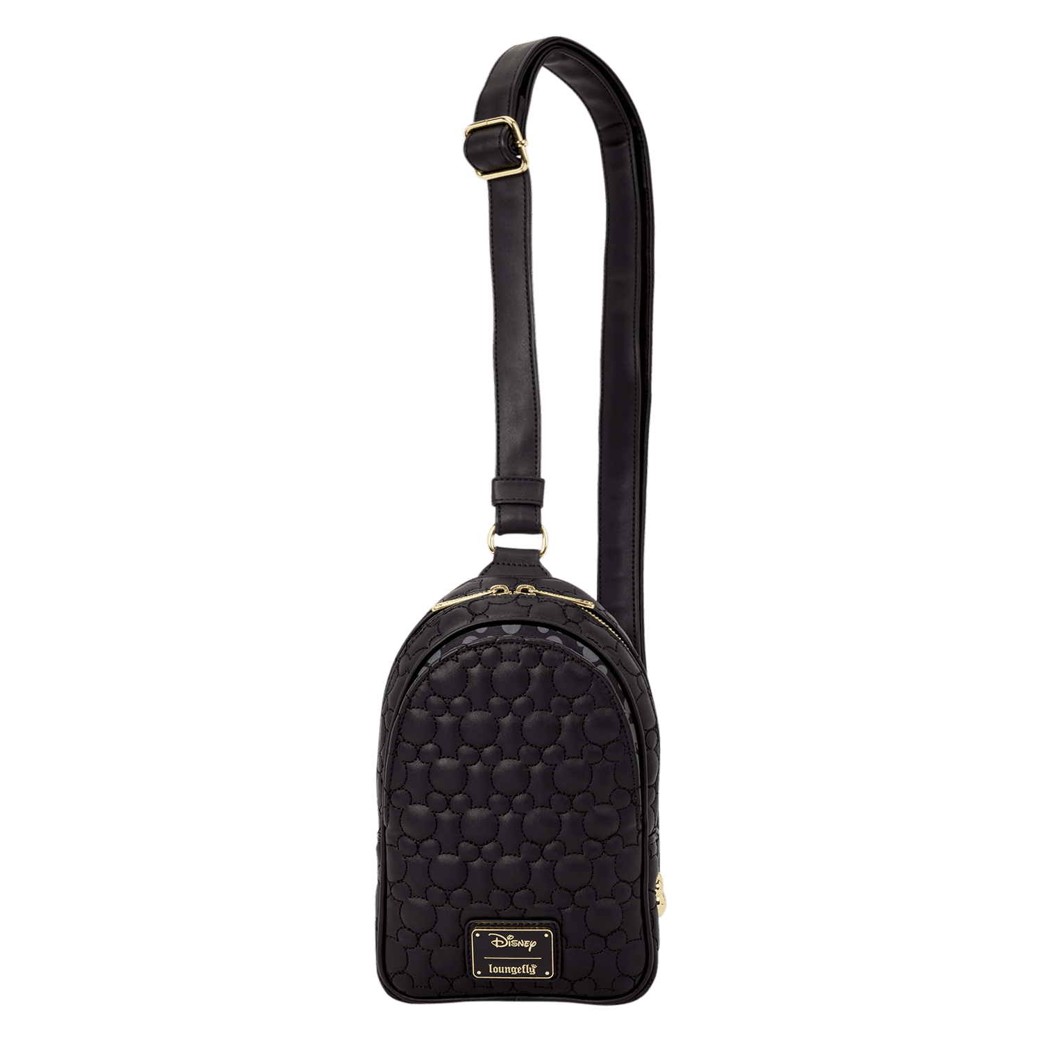 Loungefly Disney Mickey Mouse Silhouette wandelbare Sling-Tasche