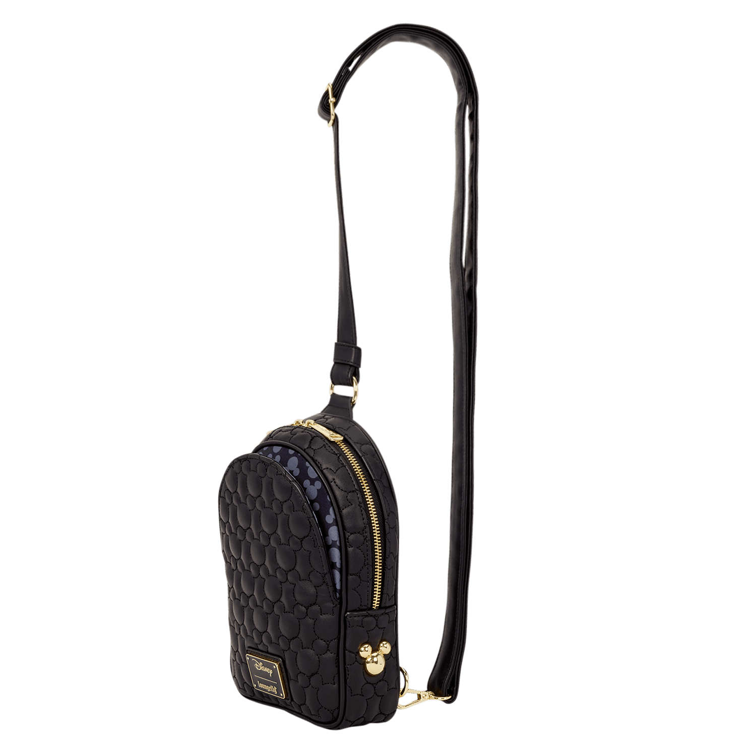 Loungefly Disney Mickey Mouse Silhouette wandelbare Sling-Tasche