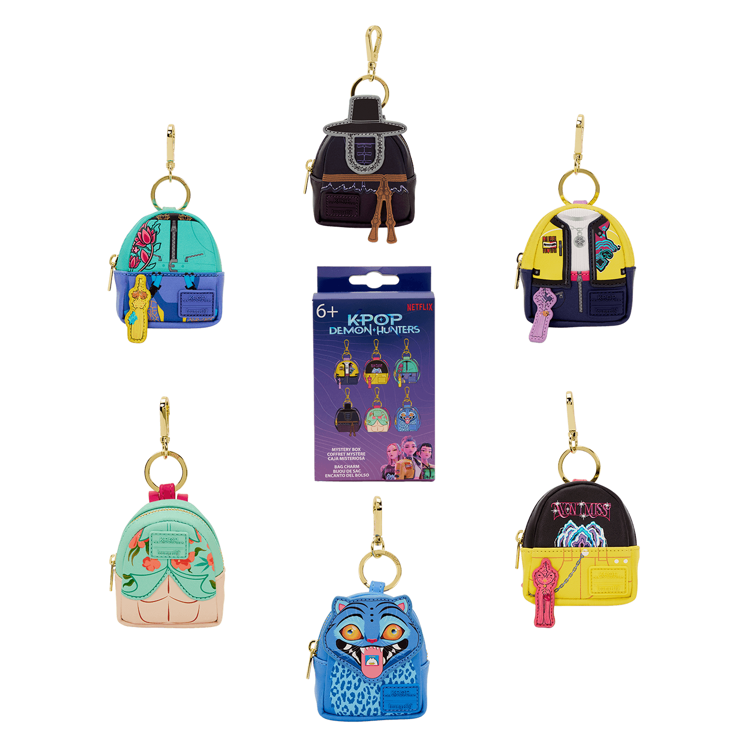 Loungefly KPop Demon Hunters Mystery Mini-Rucksack Taschenanhänger