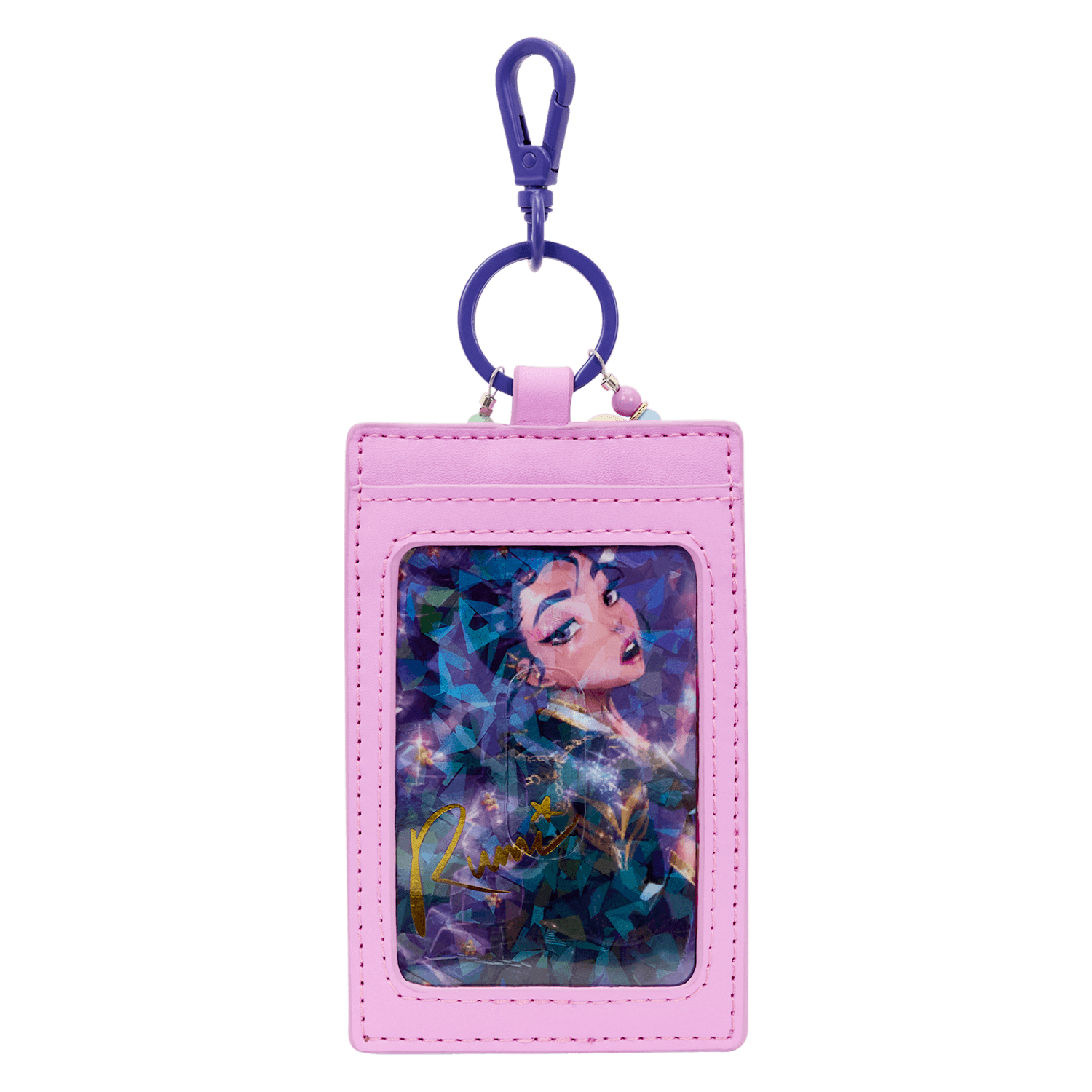 Loungefly KPop Demon Hunters HUNTR/X Mini-Rucksack mit Fotokarten-Anhänger