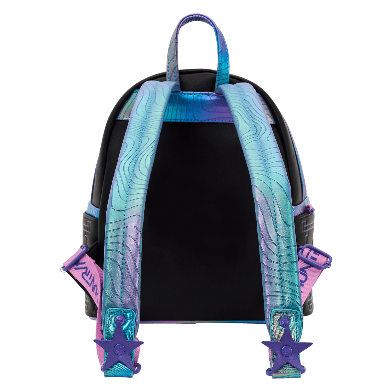 Loungefly KPop Demon Hunters HUNTR/X Mini-Rucksack mit Fotokarten-Anhänger