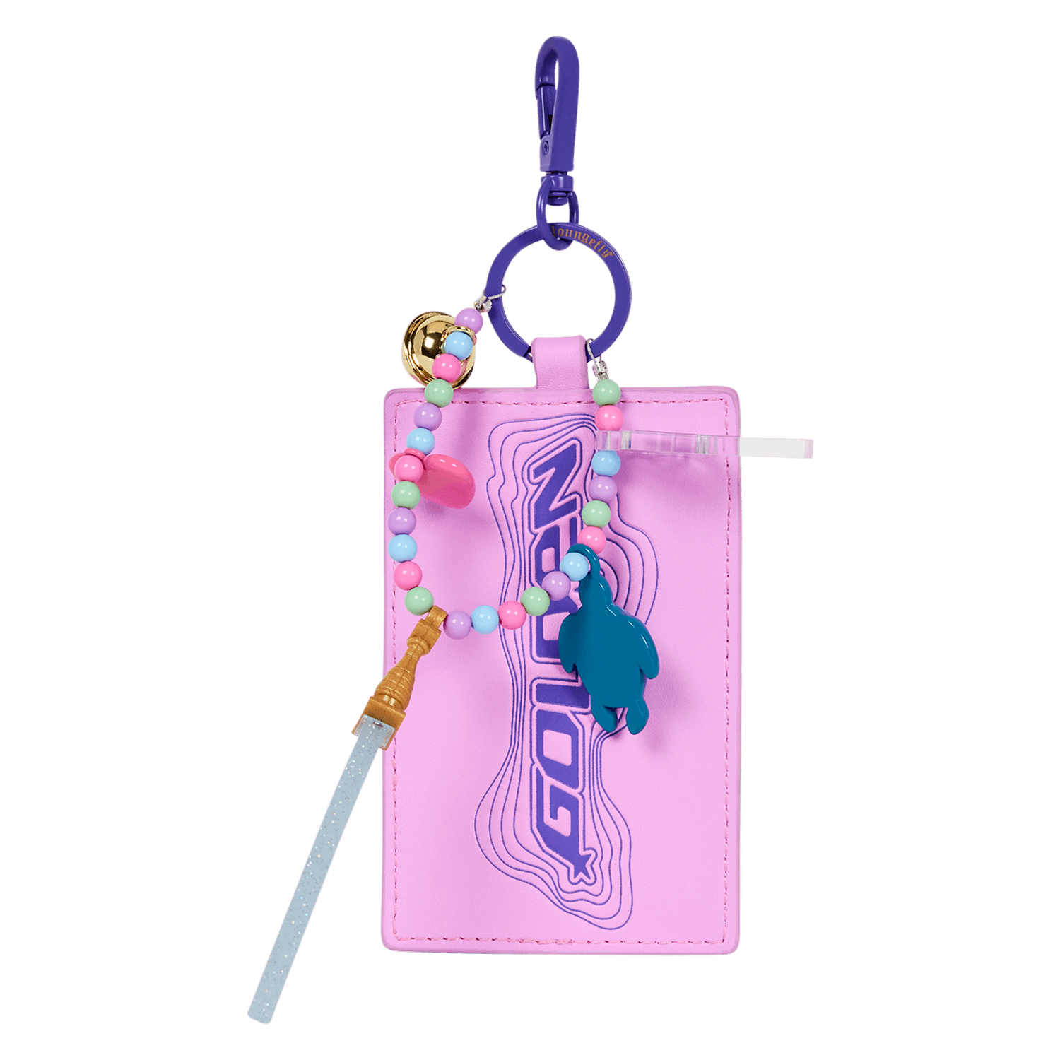 Loungefly KPop Demon Hunters HUNTR/X Mini-Rucksack mit Fotokarten-Anhänger