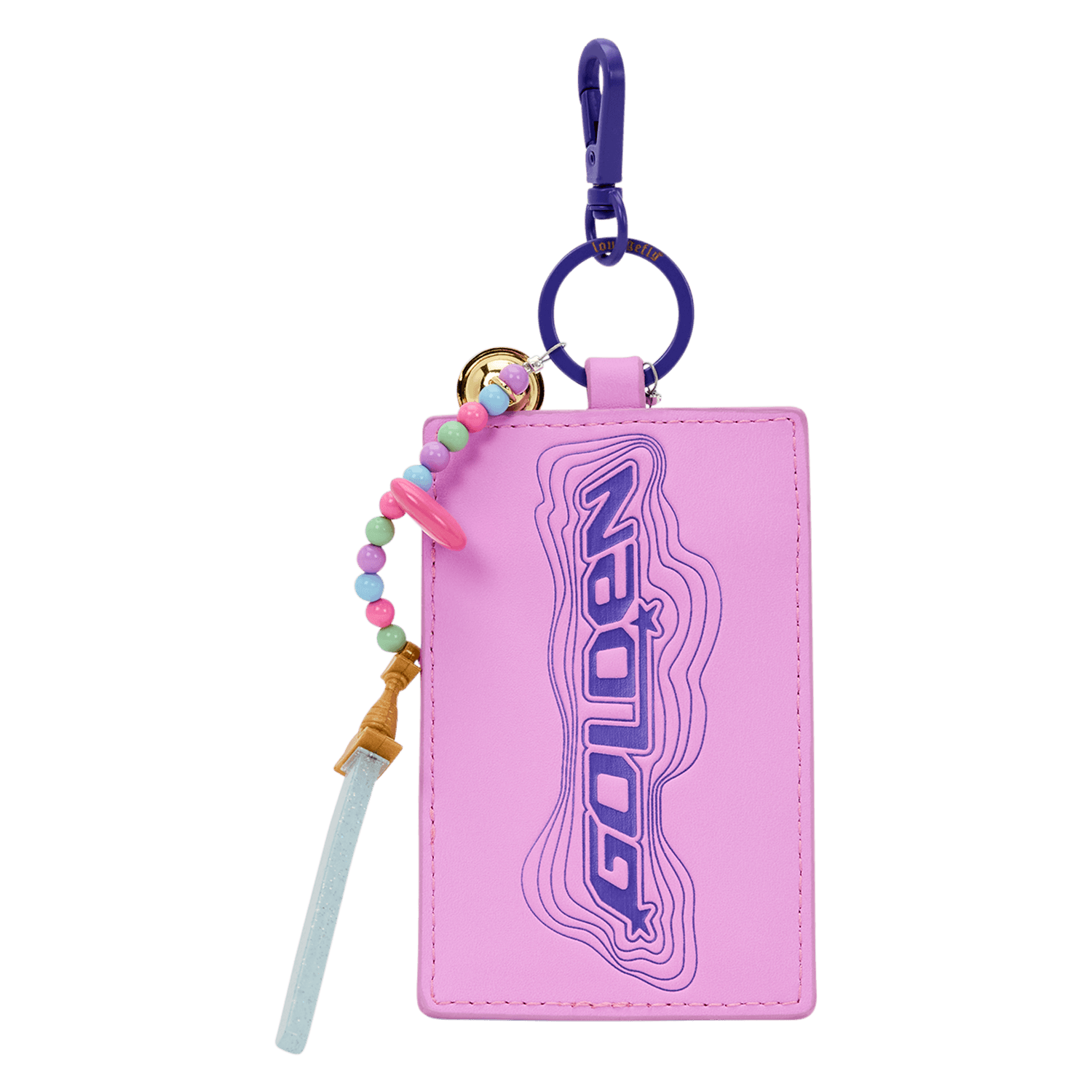 Loungefly KPop Demon Hunters HUNTR/X Mini-Rucksack mit Fotokarten-Anhänger
