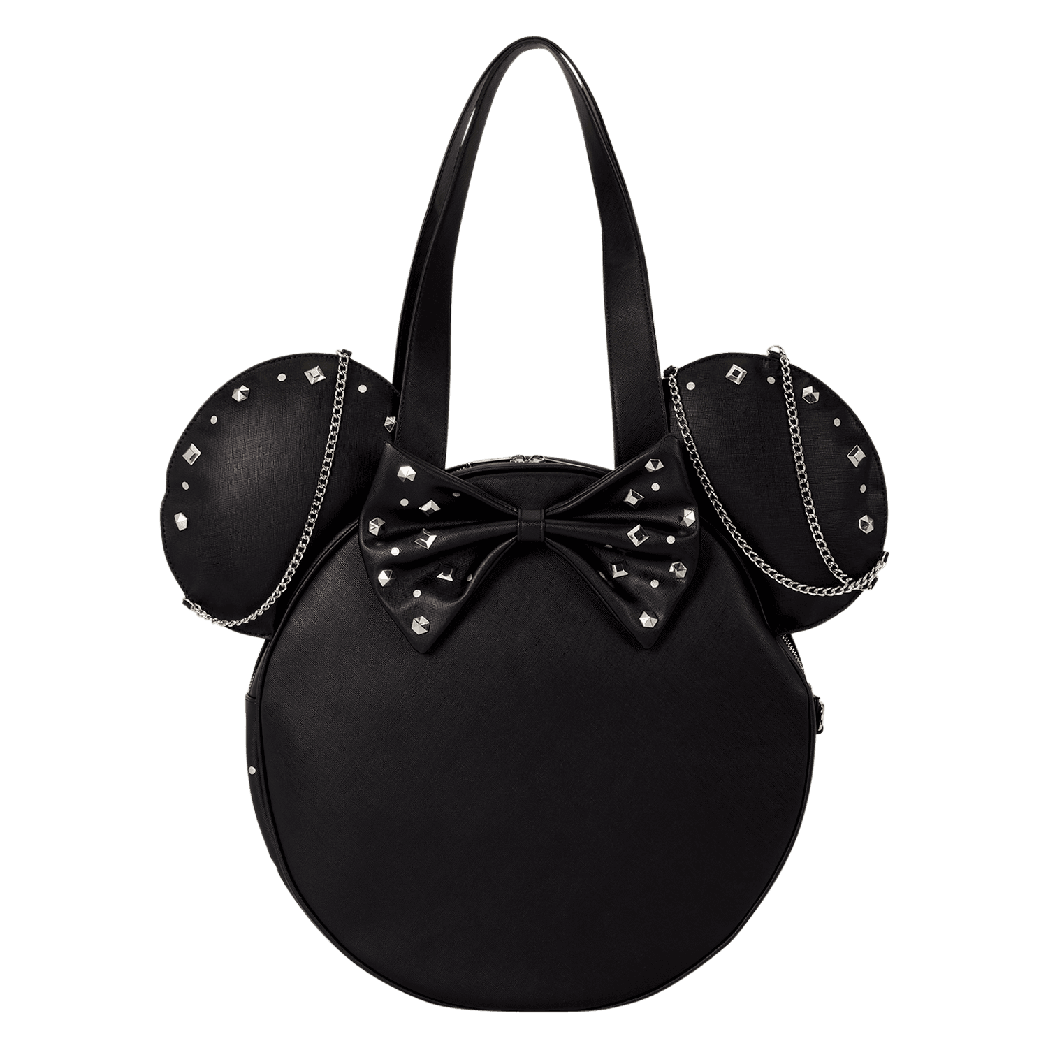 Loungefly Disney Minnie Mouse Studs & Chains Oversized Tote Bag
