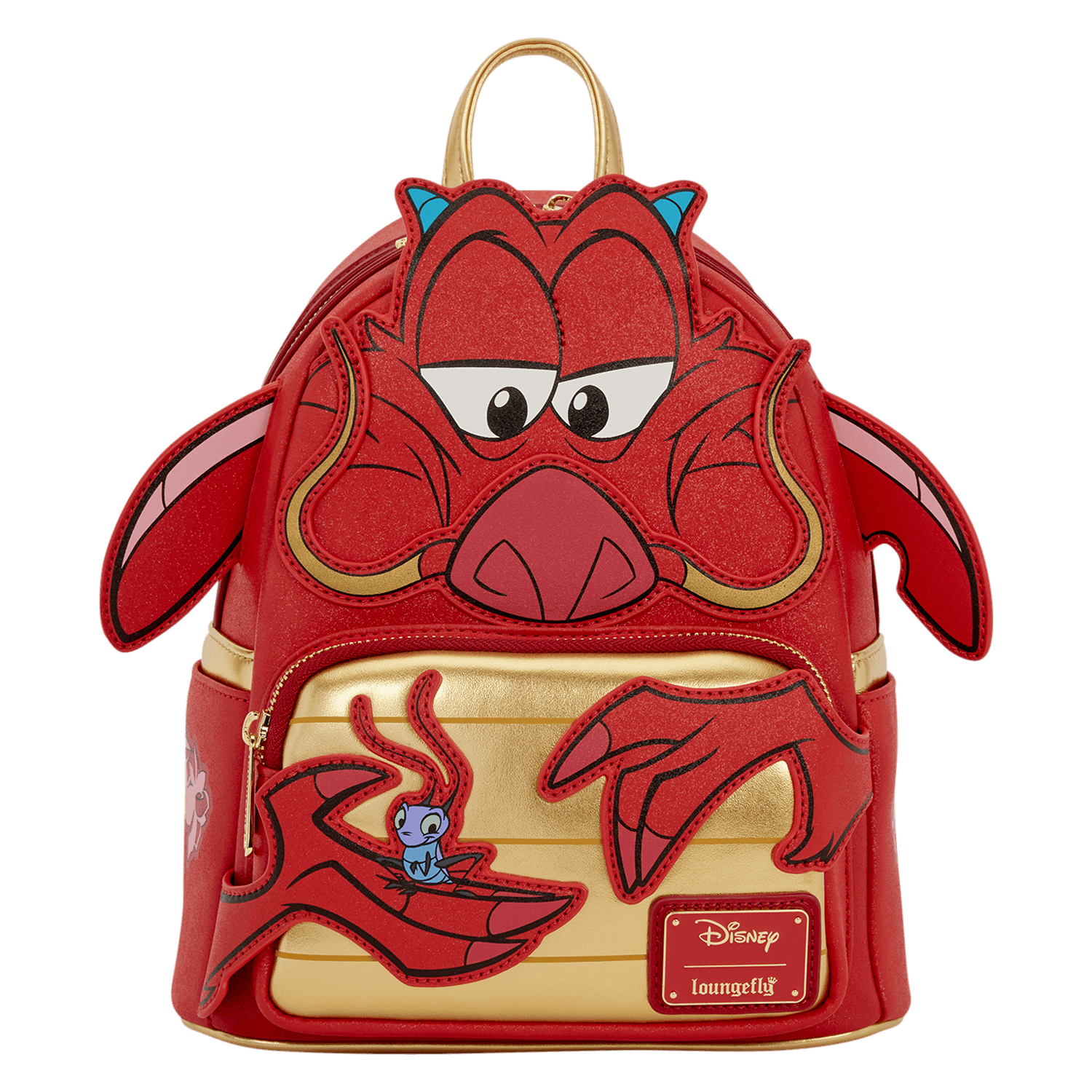 Loungefly Disney Mulan Mushu Glitter Cosplay Mini-Rucksack