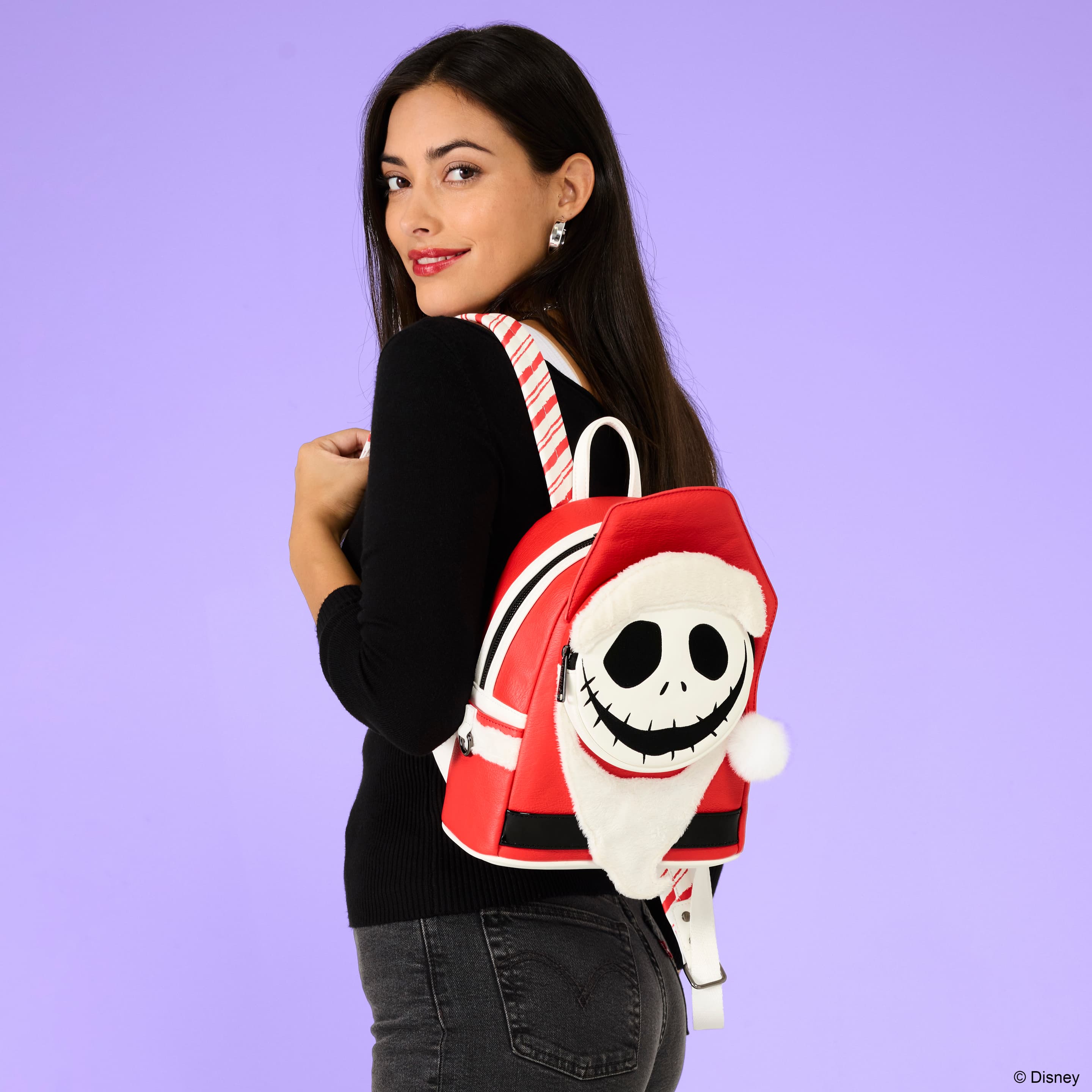 Loungefly Disney The Nightmare Before Christmas Jack Skellington Sandy Claws Mini-Rucksack