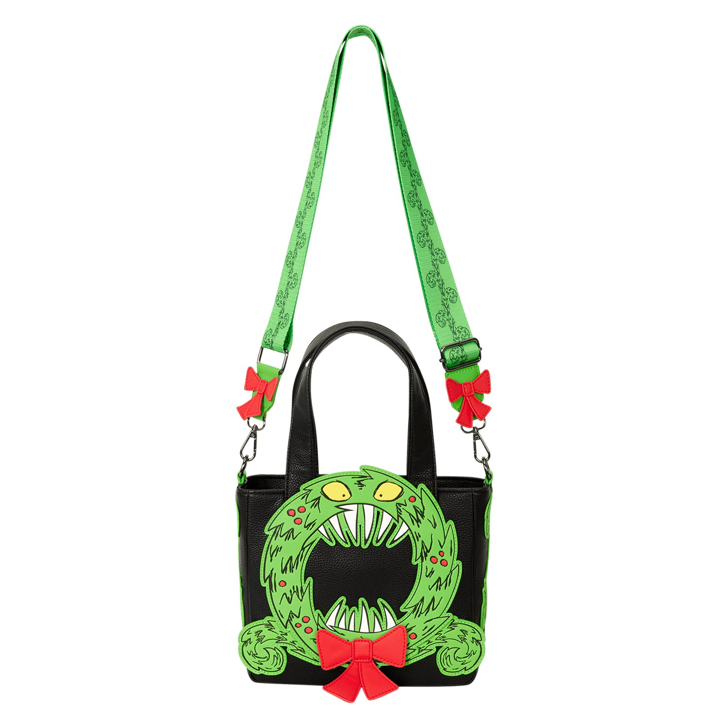 Loungefly Disney The Nightmare Before Christmas Man-Eating Wreath Glow Umhängetasche