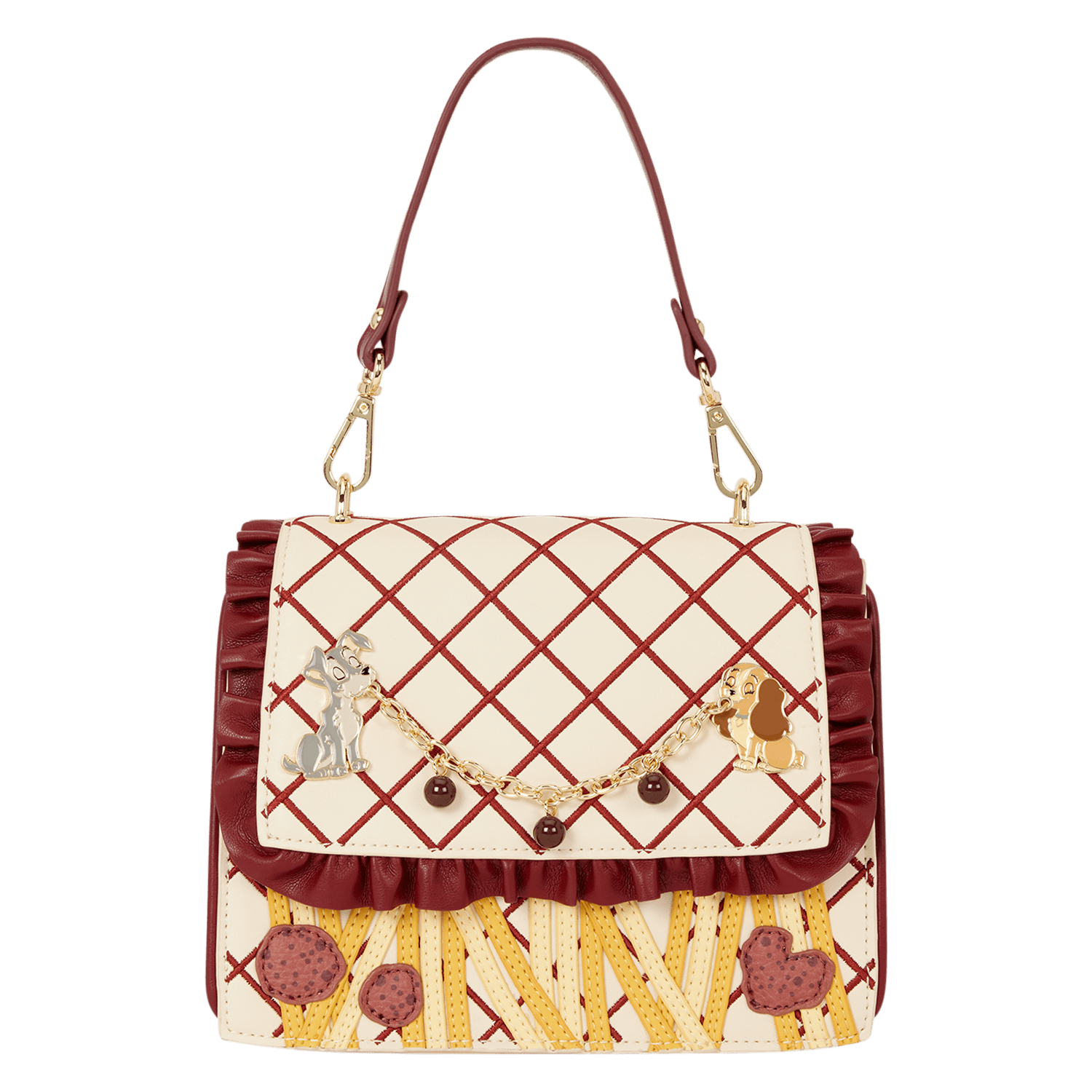 Loungefly Disney Susi und Strolch Spaghetti Dinner Crossbody Bag Umhängetasche