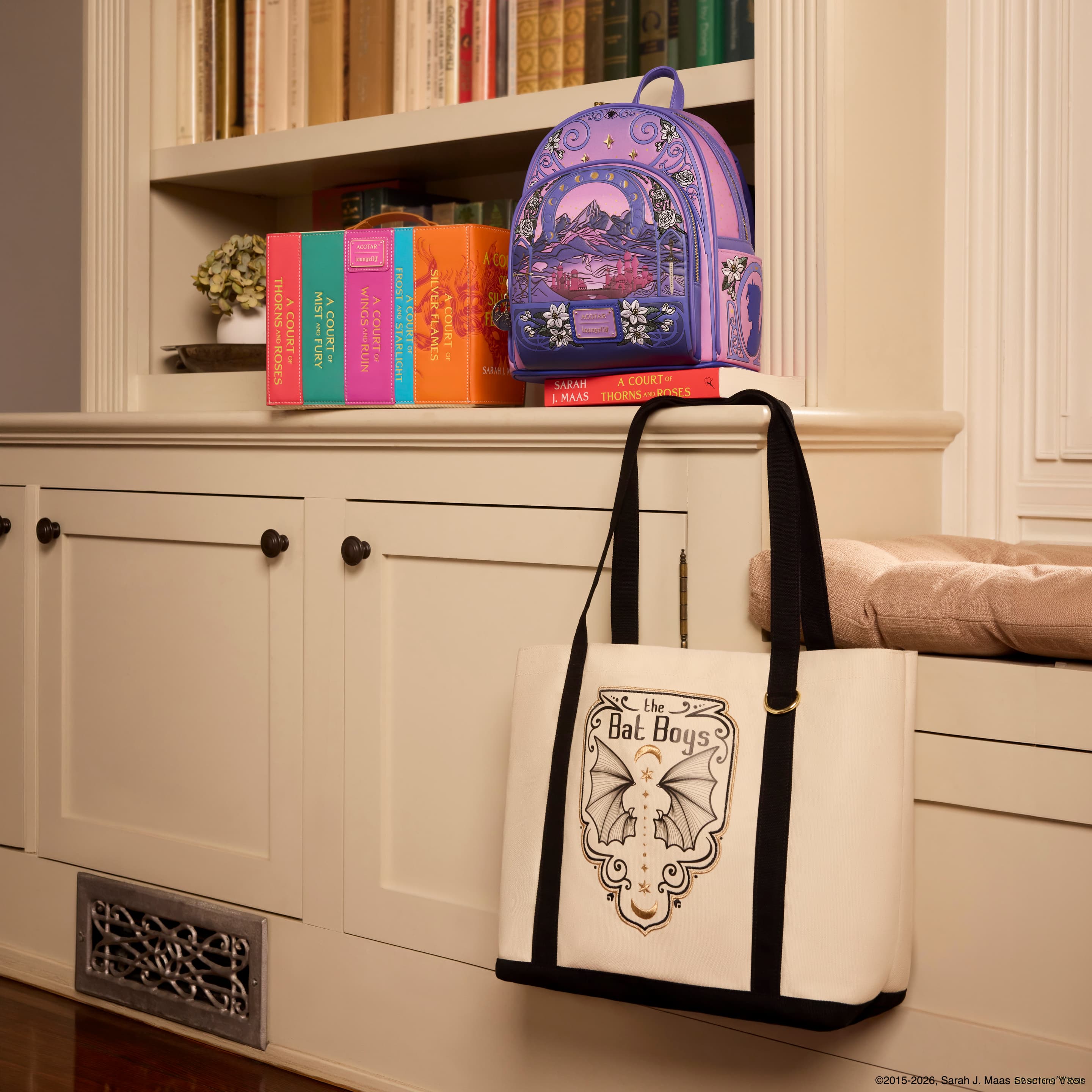 Loungefly A Court of Thorns and Roses Night Court Ramiel Mountain Mini-Rucksack