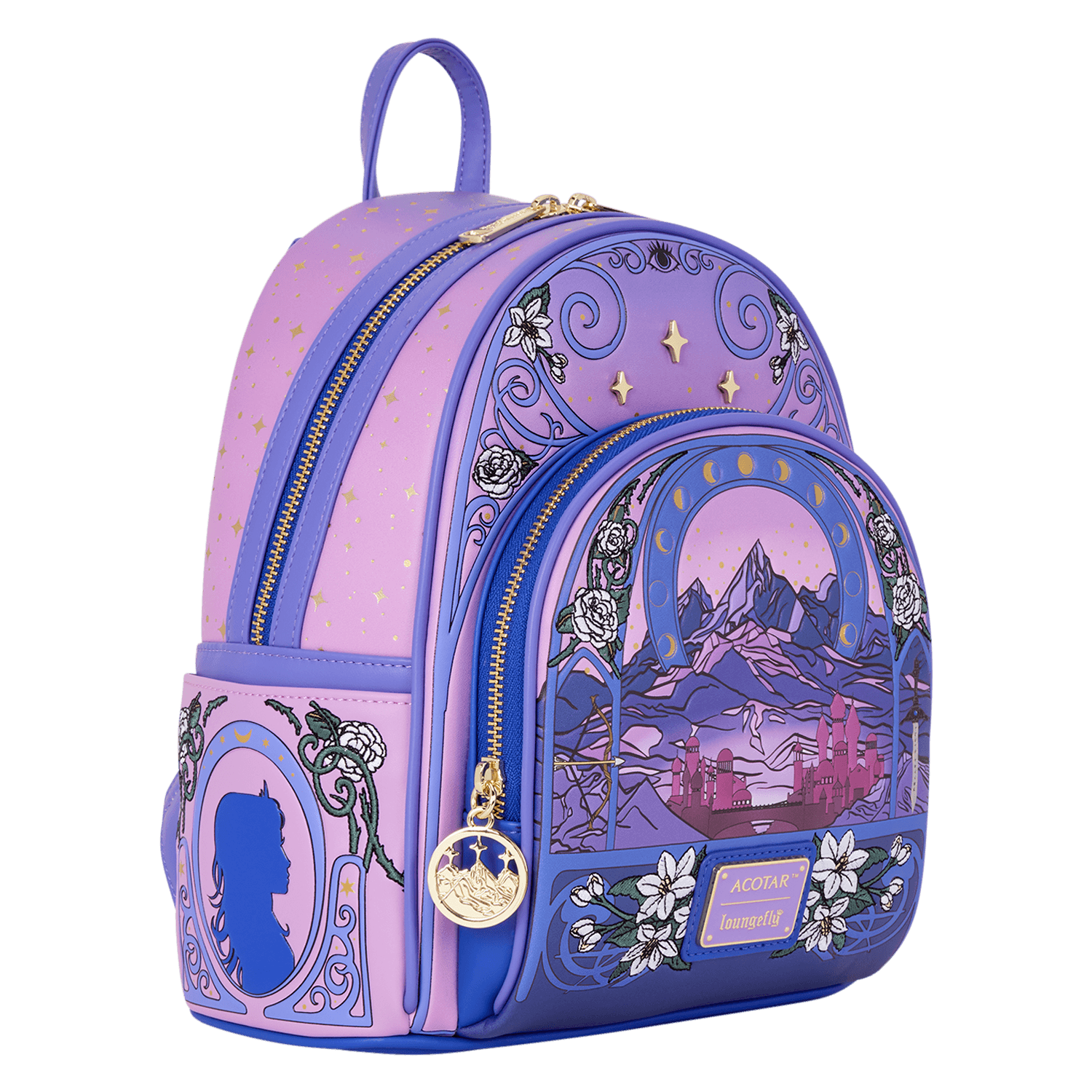 Loungefly A Court of Thorns and Roses Night Court Ramiel Mountain Mini-Rucksack