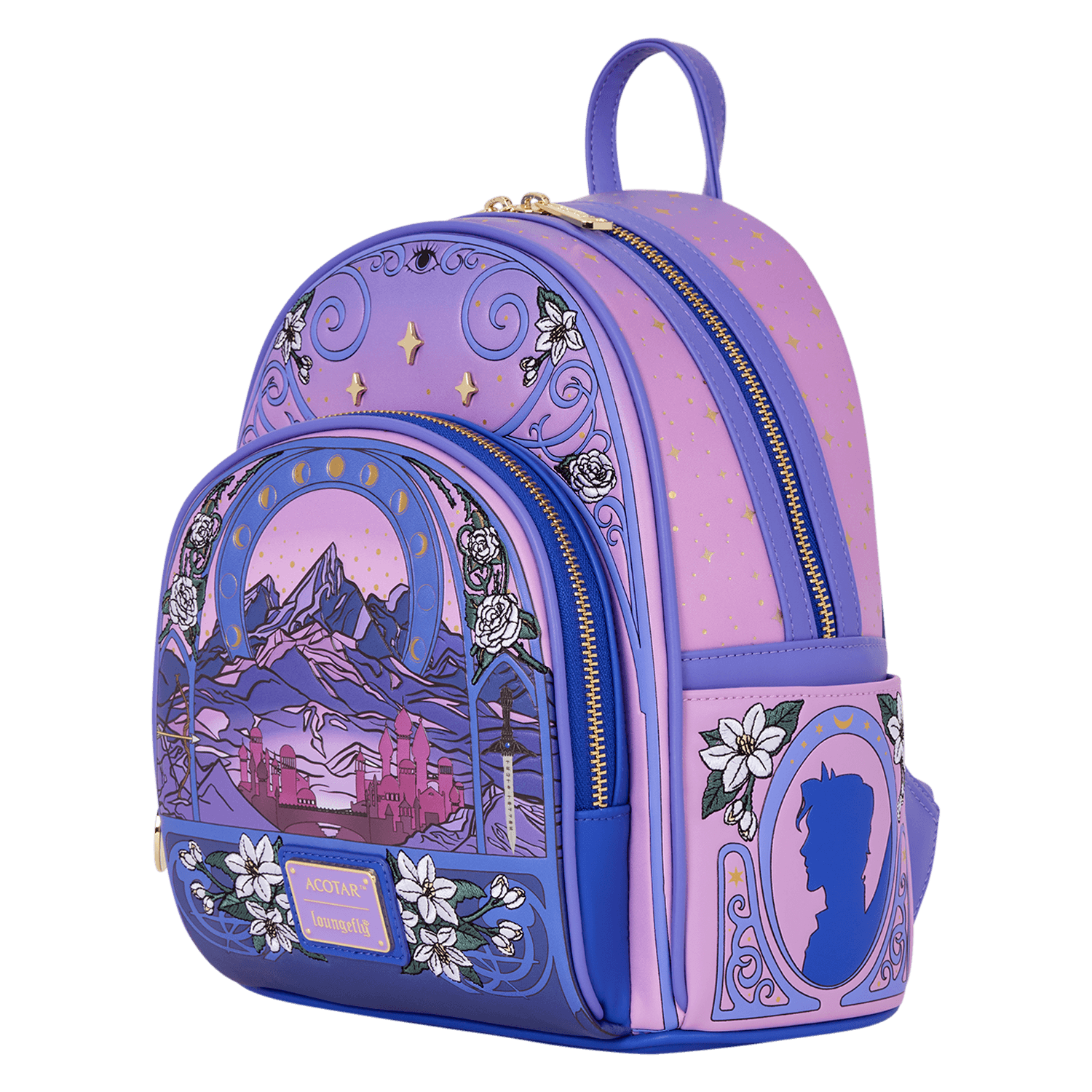 Loungefly A Court of Thorns and Roses Night Court Ramiel Mountain Mini-Rucksack
