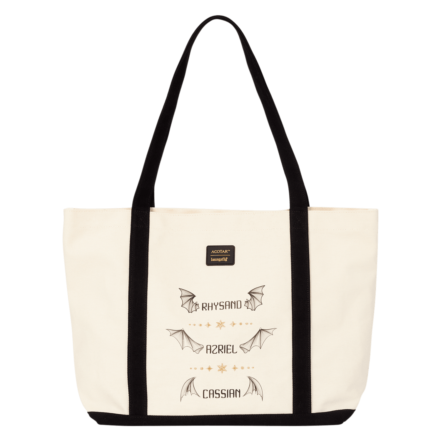 Loungefly A Court of Thorns and Roses The Bat Boys Canvas-Tote-Bag
