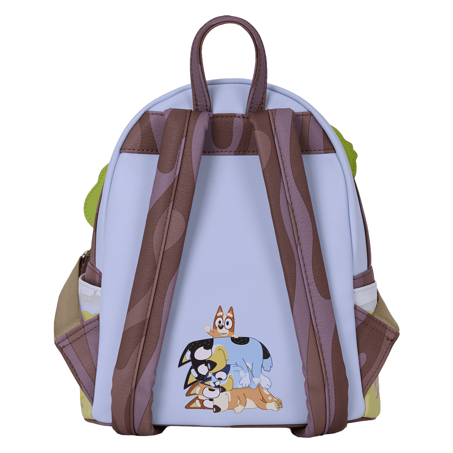 Loungefly Bluey Bluey's Backyard Light-Up Mini-Rucksack mit Lichtfunktion