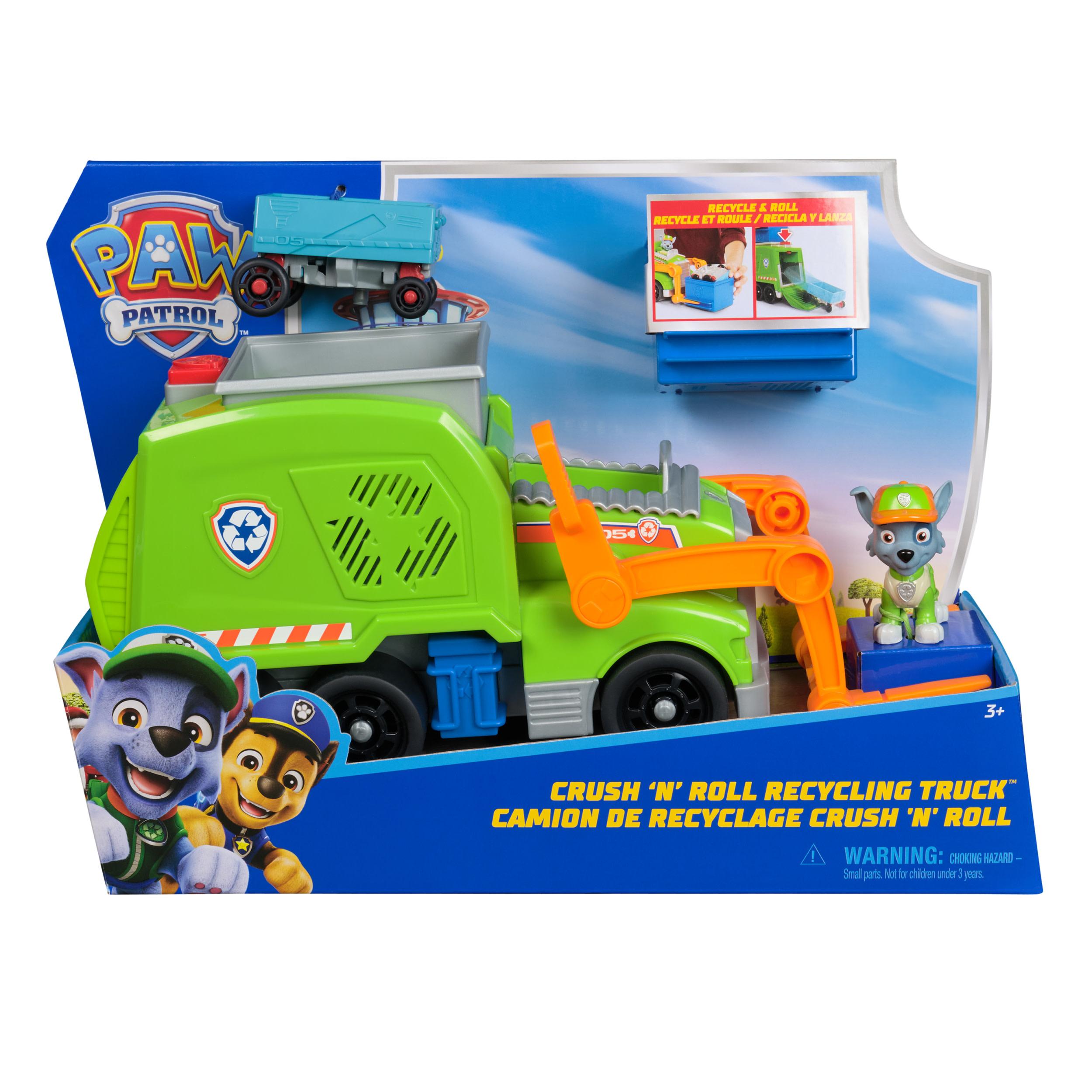 Produktbild PAW Patrol, Extragroßer Recycling-Truck mit Rocky Spielfigur und Verwandlungsfunktion (Deluxe Fahrzeug) 10 von 10