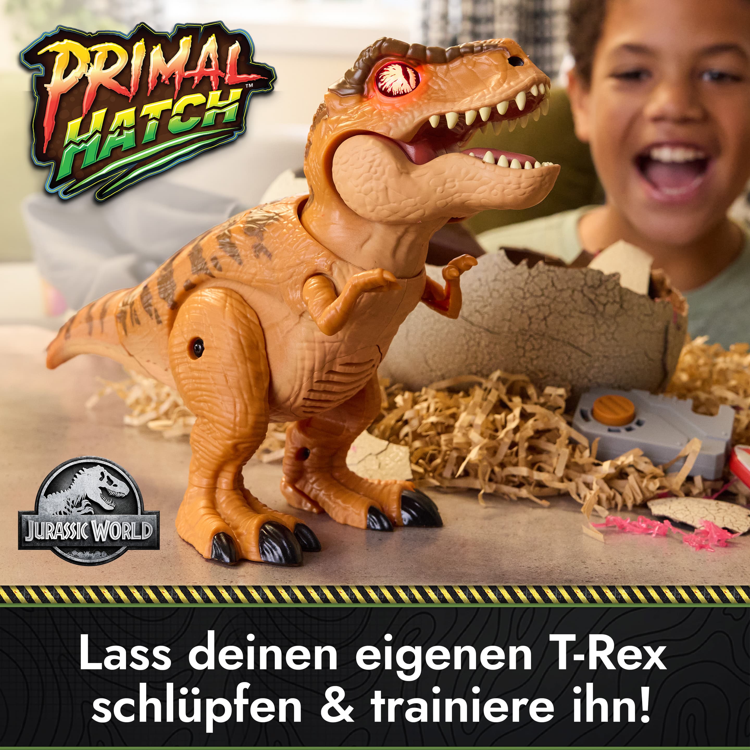Produktbild Primal Hatch - Interaktiver T-Rex im Ei mit Sound-, und Lichteffekten, Trainings-, und Spielfunktionen 10 von 10
