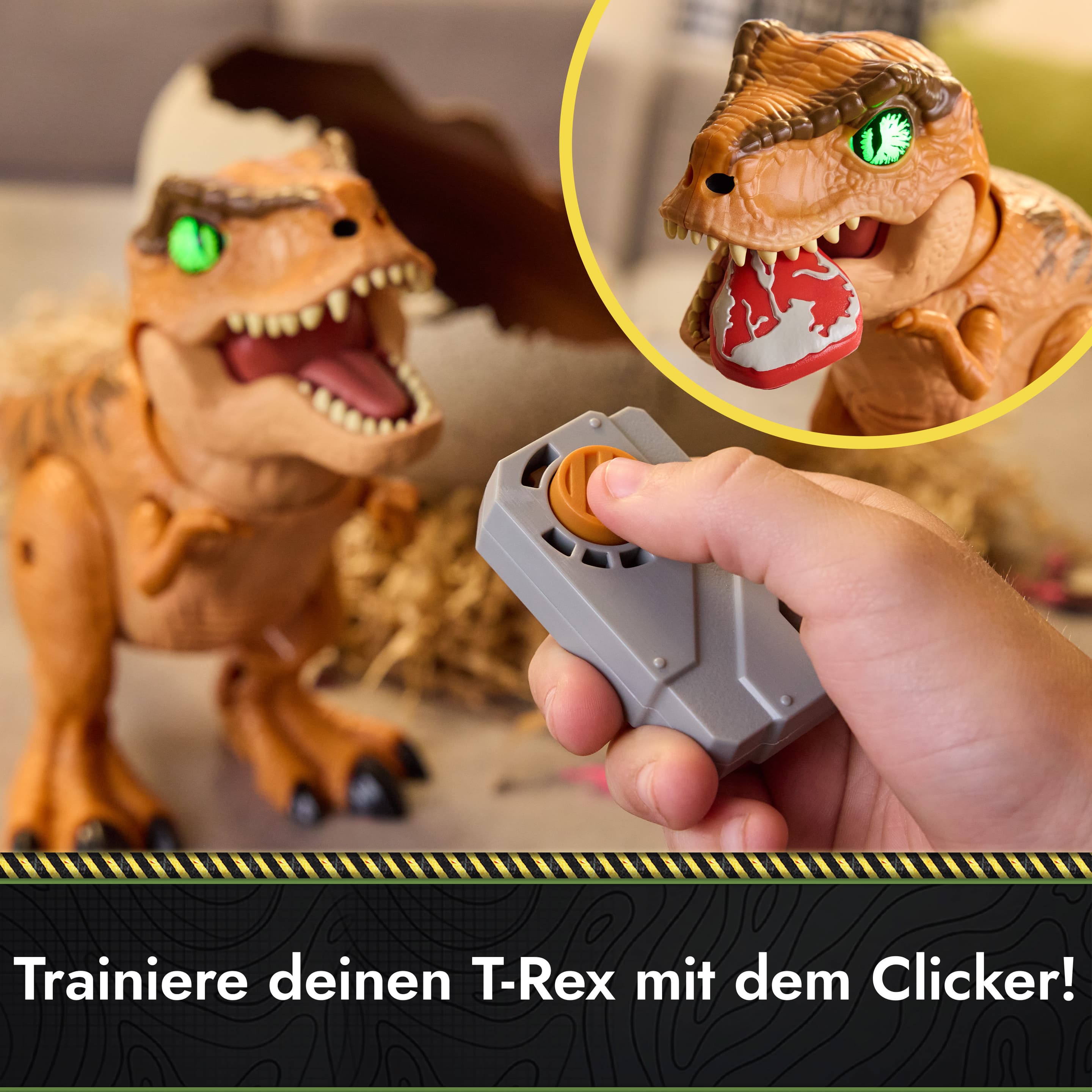 Produktbild Primal Hatch - Interaktiver T-Rex im Ei mit Sound-, und Lichteffekten, Trainings-, und Spielfunktionen 3 von 10