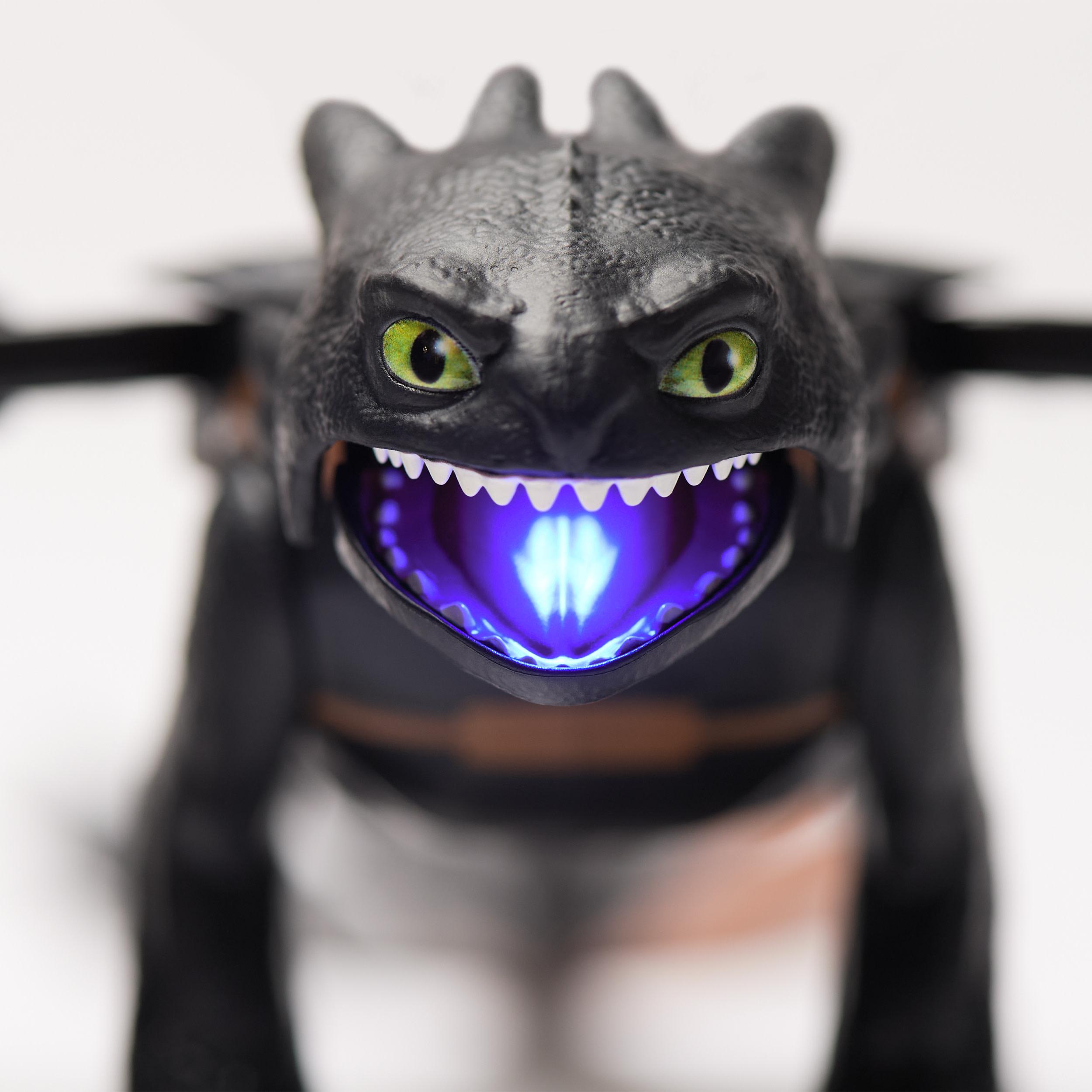 Produktbild Drachenzähmen leicht gemacht - Plasma Blast Ohnezahn, 51cm lange Drachenfigur mit Licht- und Soundeffekten 5 von 8