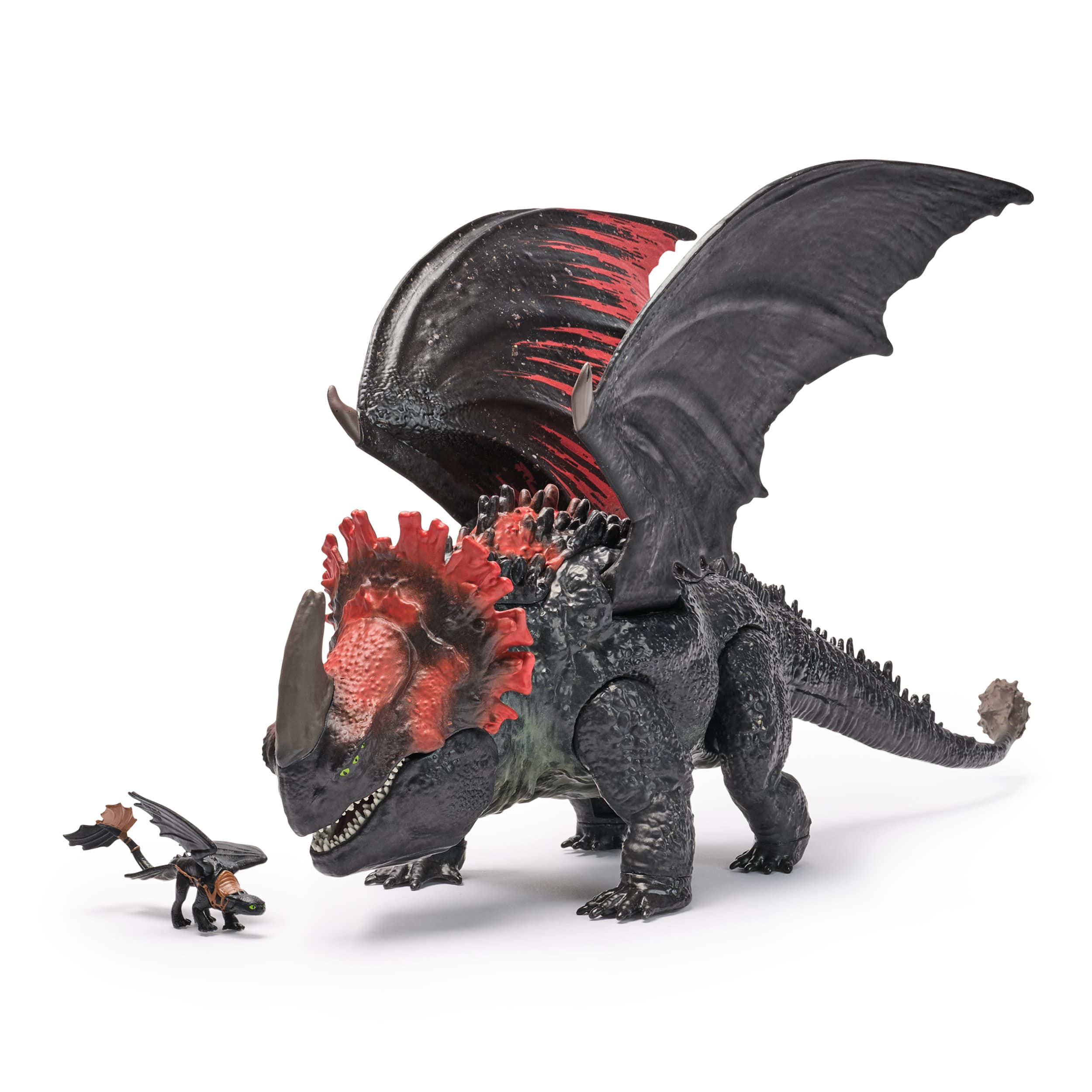Produktbild Drachenzähmen leicht gemacht - Actionfiguren-Set mit Roter Tod-Drachenfigur & Mini Ohnezahn 8 von 9