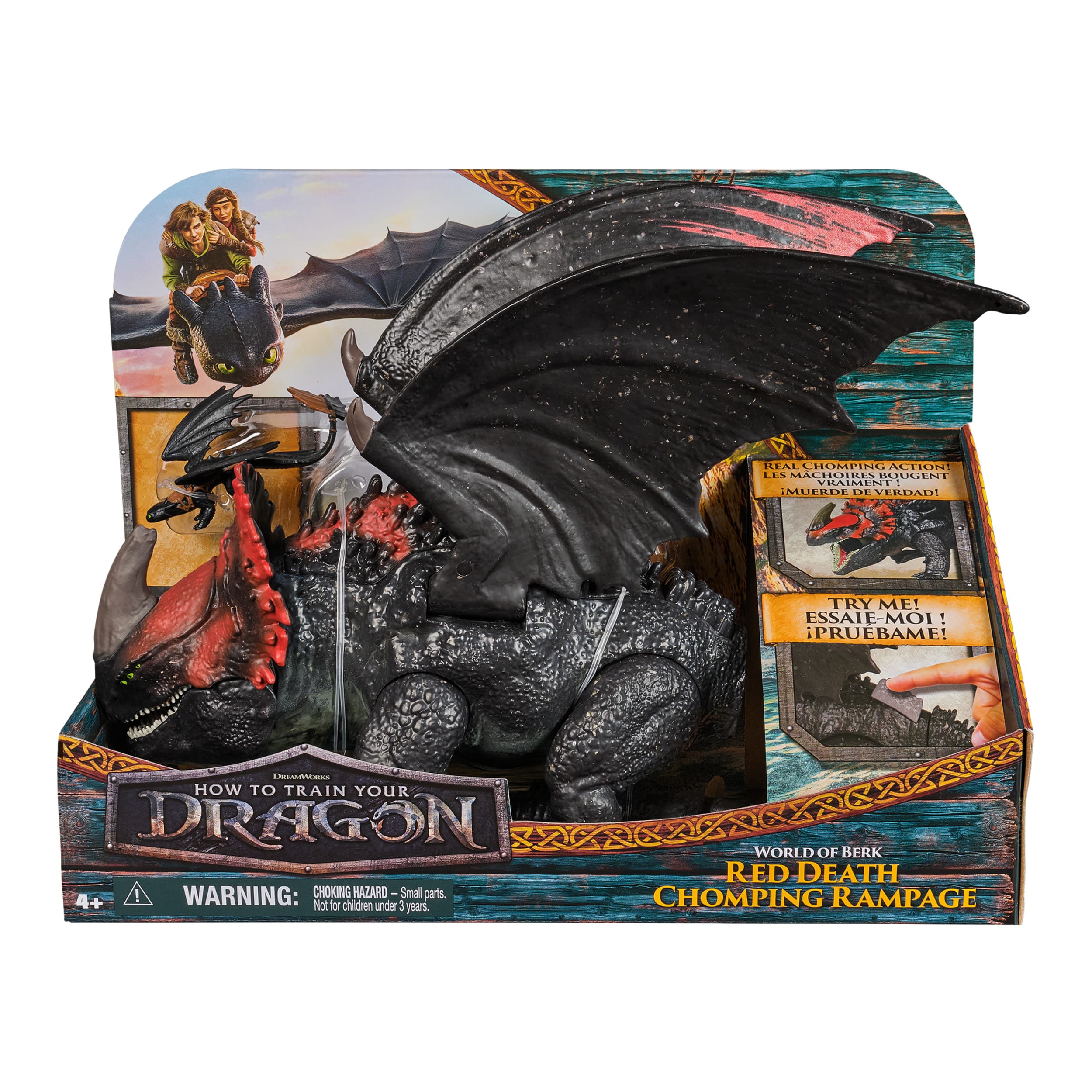 Produktbild Drachenzähmen leicht gemacht - Actionfiguren-Set mit Roter Tod-Drachenfigur & Mini Ohnezahn 2 von 9