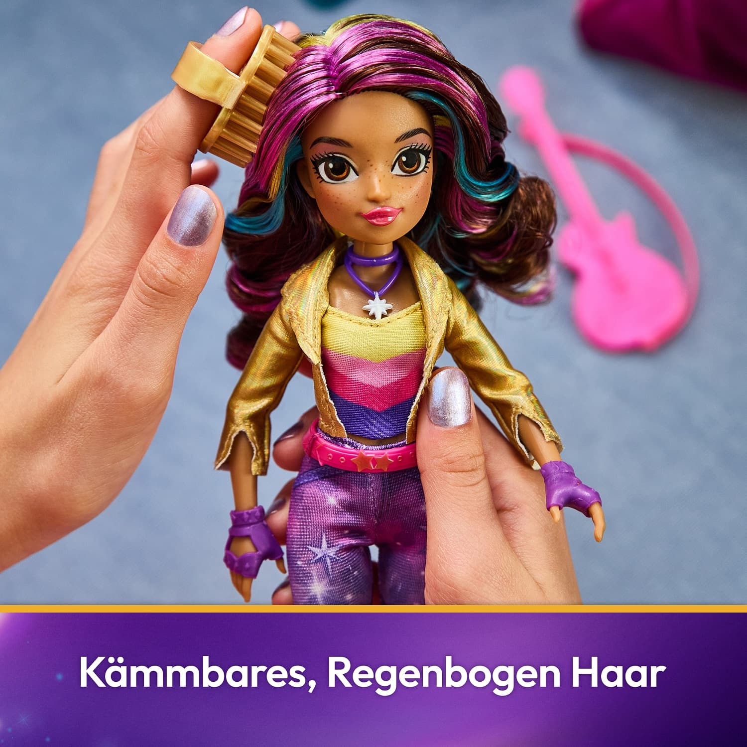 Produktbild Unicorn Academy Ankleidepuppe Sophia - die Originalpuppe zur beliebten Netflix-Serie, 24 cm groß, mit echtem Haar 6 von 7