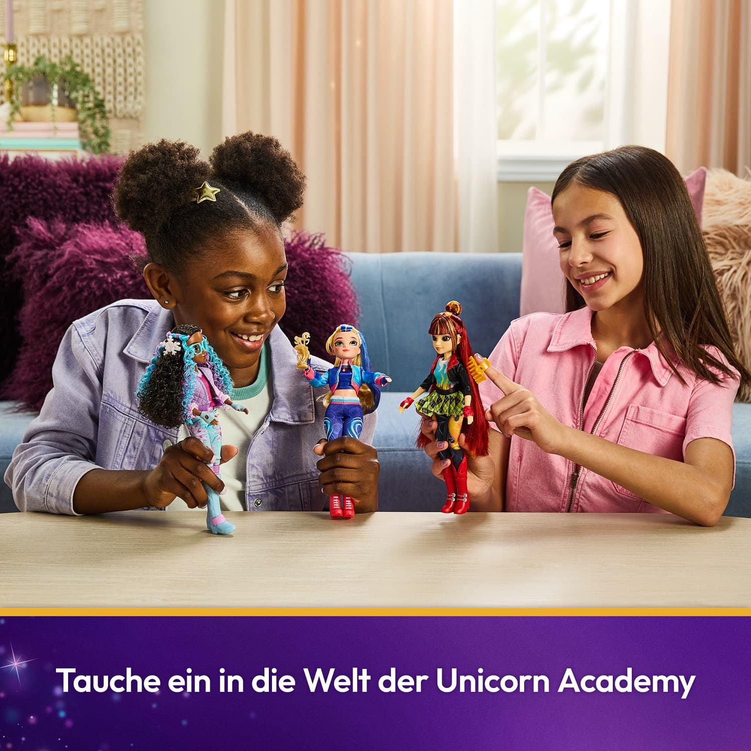 Produktbild Unicorn Academy Ankleidepuppe Sophia - die Originalpuppe zur beliebten Netflix-Serie, 24 cm groß, mit echtem Haar 4 von 7