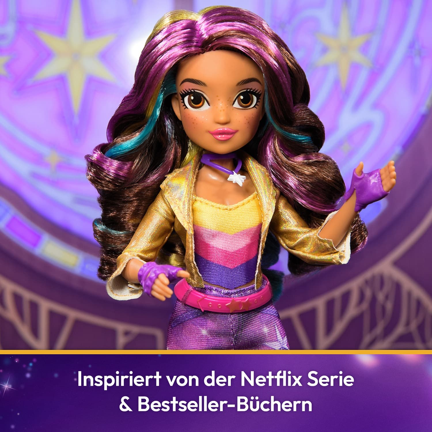 Produktbild Unicorn Academy Ankleidepuppe Sophia - die Originalpuppe zur beliebten Netflix-Serie, 24 cm groß, mit echtem Haar 2 von 7
