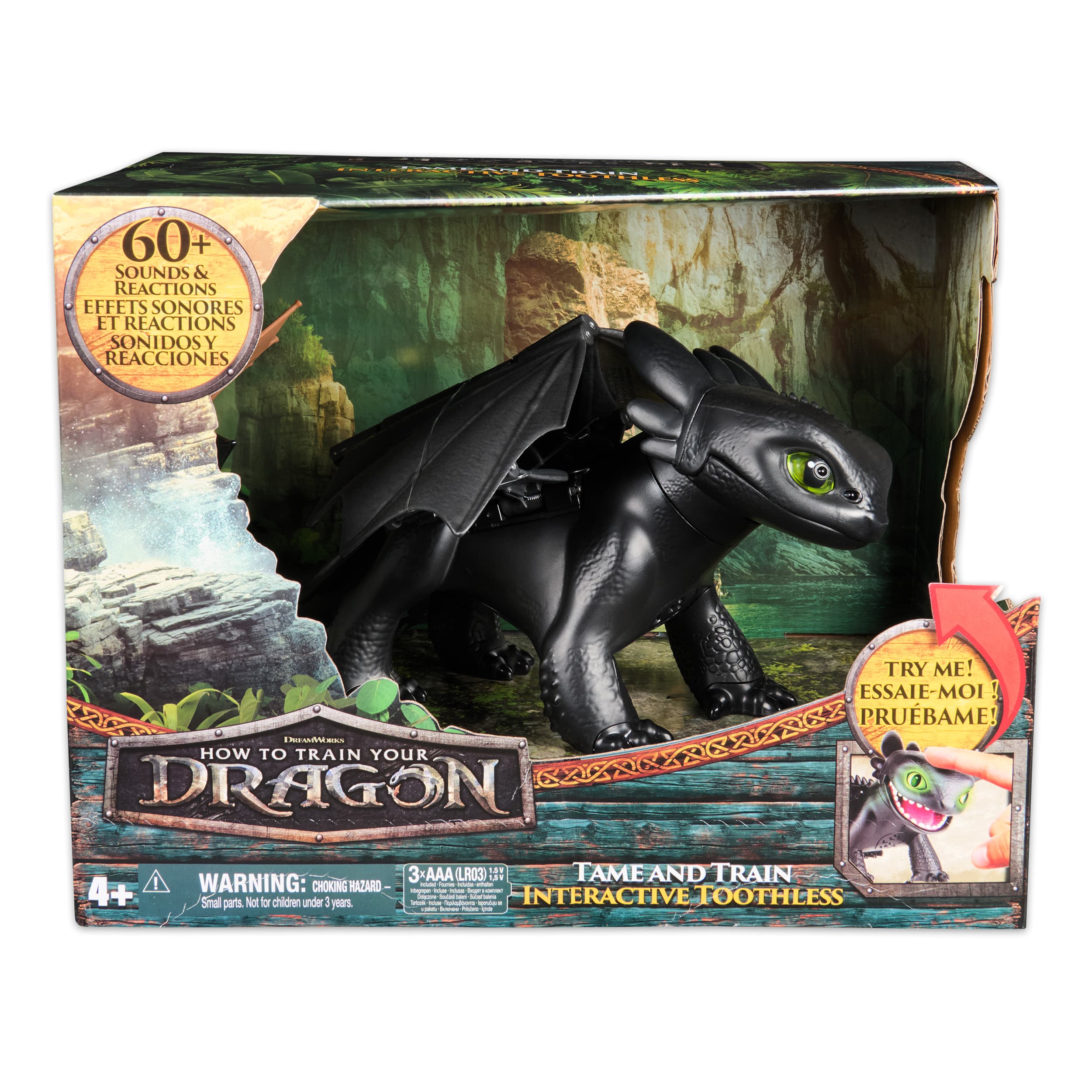 Produktbild Drachenzähmen leicht gemacht - Interaktive Drachenfigur Ohnezahn mit LIcht- & Soundeffekten, Trainings- und Spielfunktionen 10 von 10