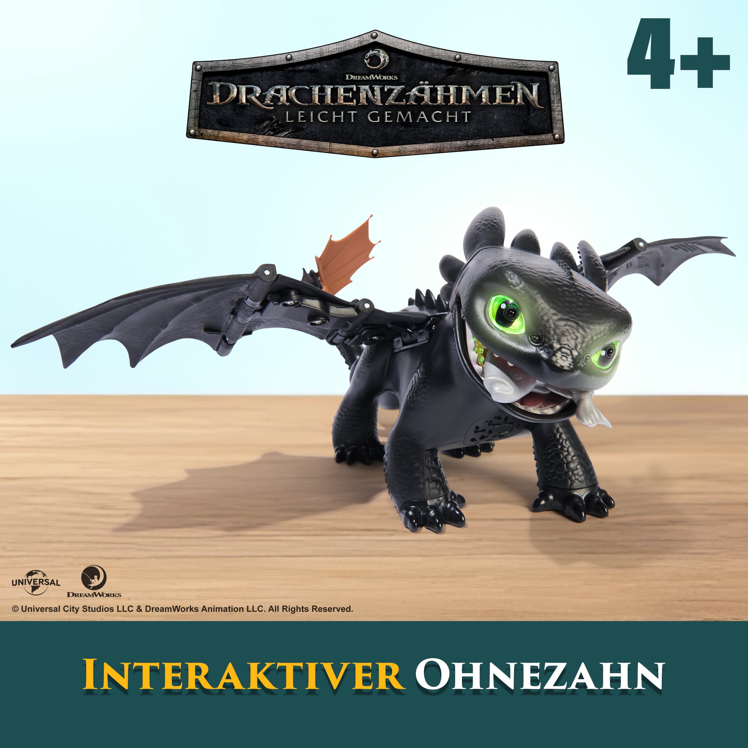 Produktbild Drachenzähmen leicht gemacht - Interaktive Drachenfigur Ohnezahn mit LIcht- & Soundeffekten, Trainings- und Spielfunktionen 9 von 10