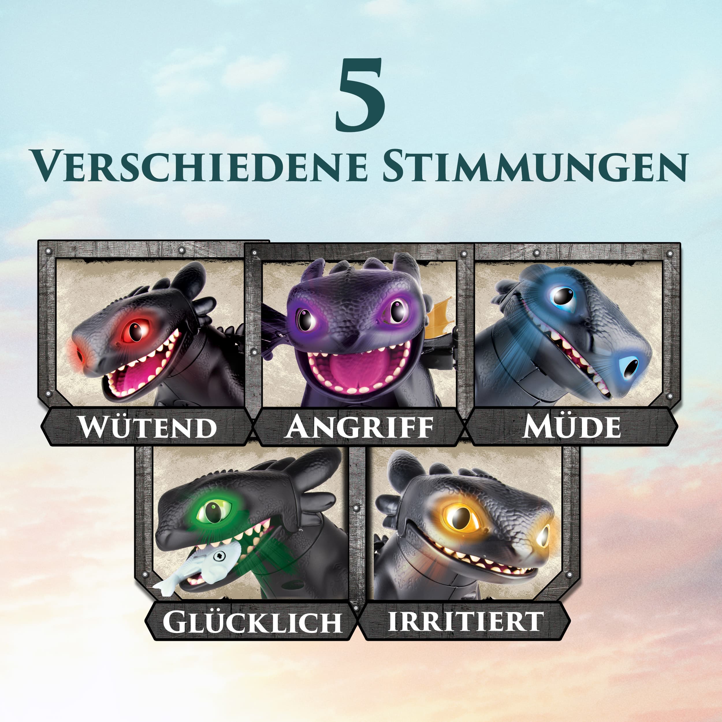 Produktbild Drachenzähmen leicht gemacht - Interaktive Drachenfigur Ohnezahn mit LIcht- & Soundeffekten, Trainings- und Spielfunktionen 7 von 10