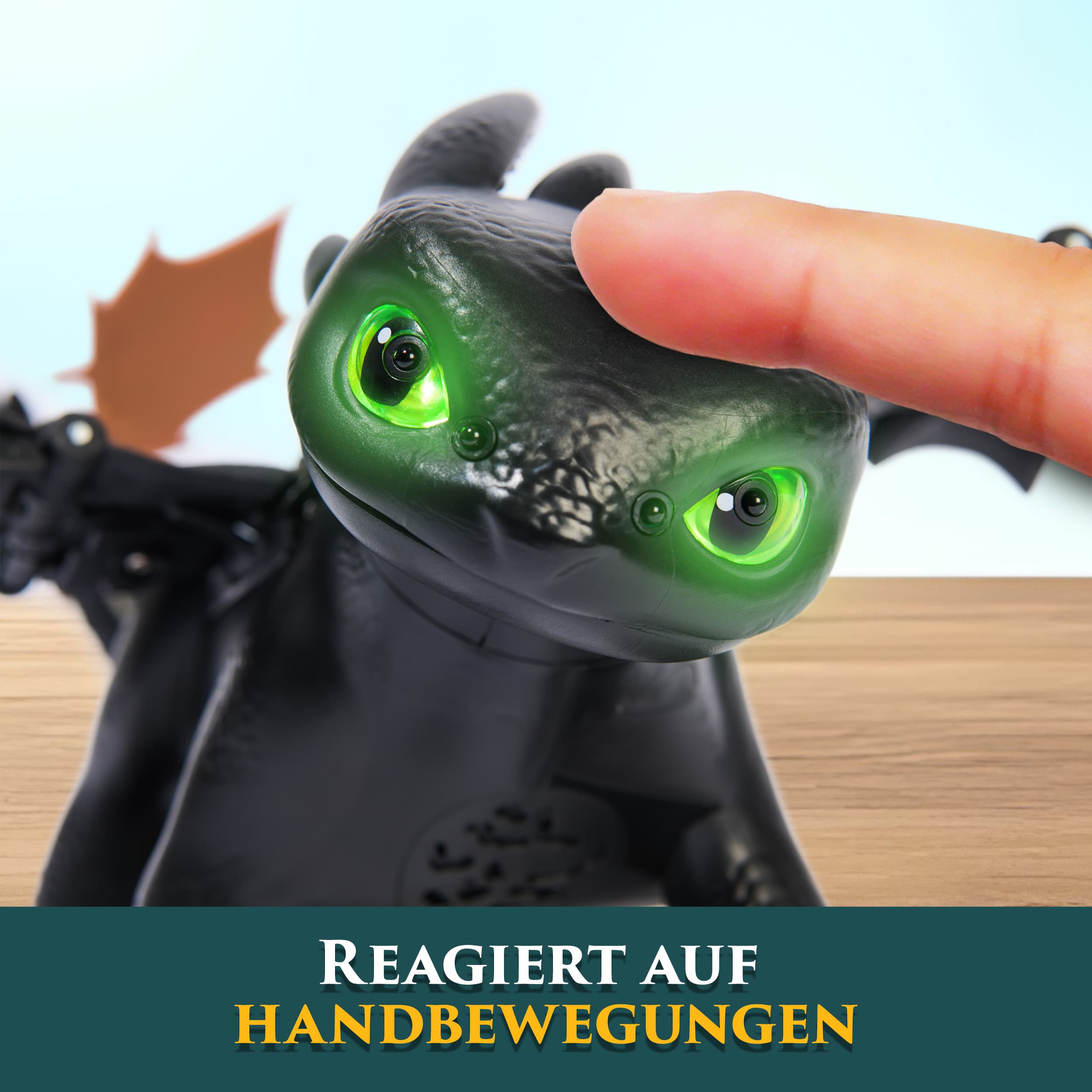Produktbild Drachenzähmen leicht gemacht - Interaktive Drachenfigur Ohnezahn mit LIcht- & Soundeffekten, Trainings- und Spielfunktionen 6 von 10