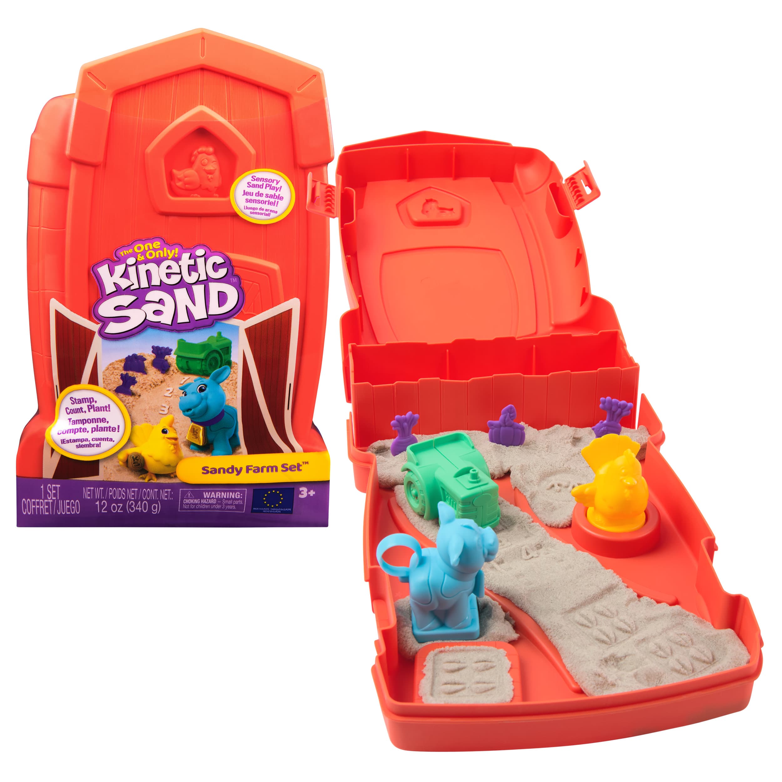 Spin Master - Kinetic Sand - Sandy Farm Set