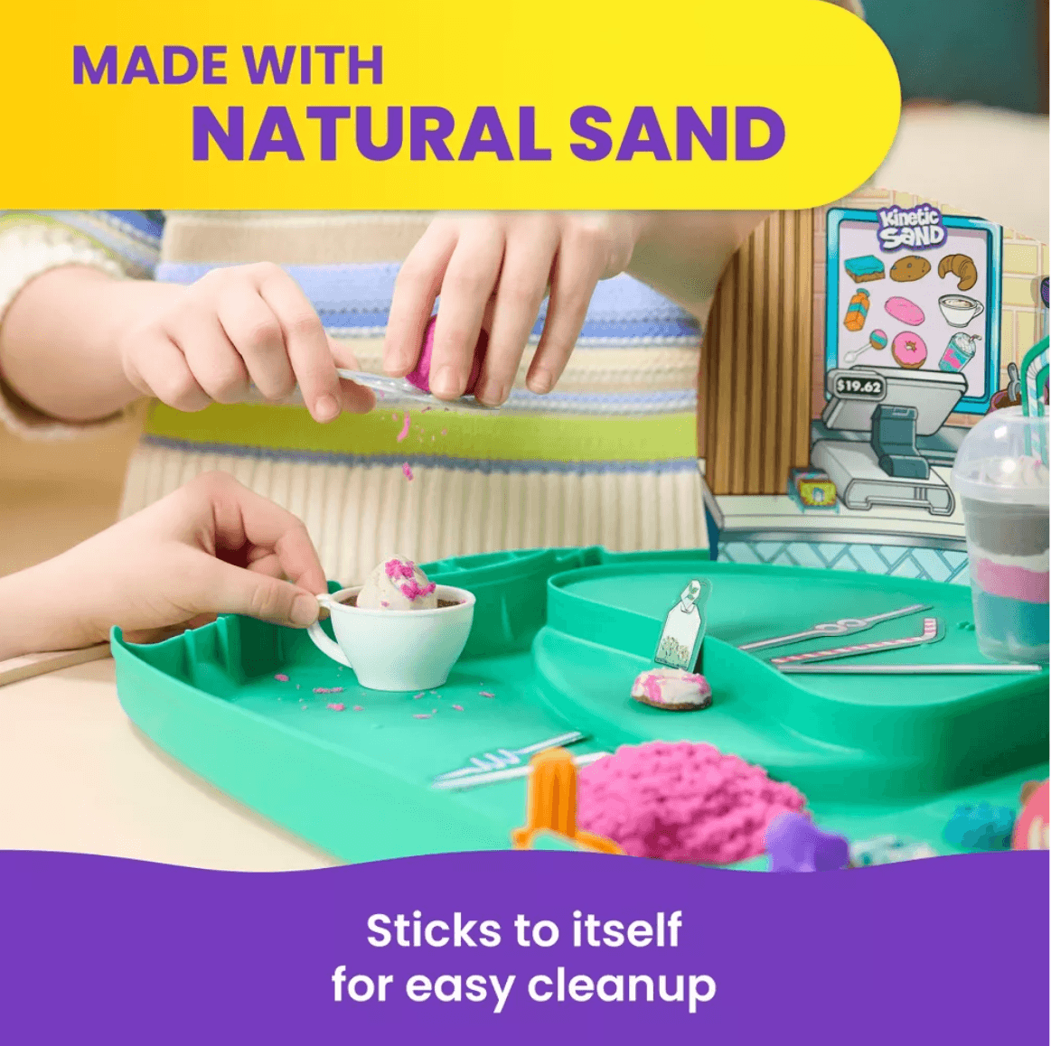 Produktbild Kinetic Sand Café Shop – Kreativer Spielspaß für kleine Baristas! 3 von 5