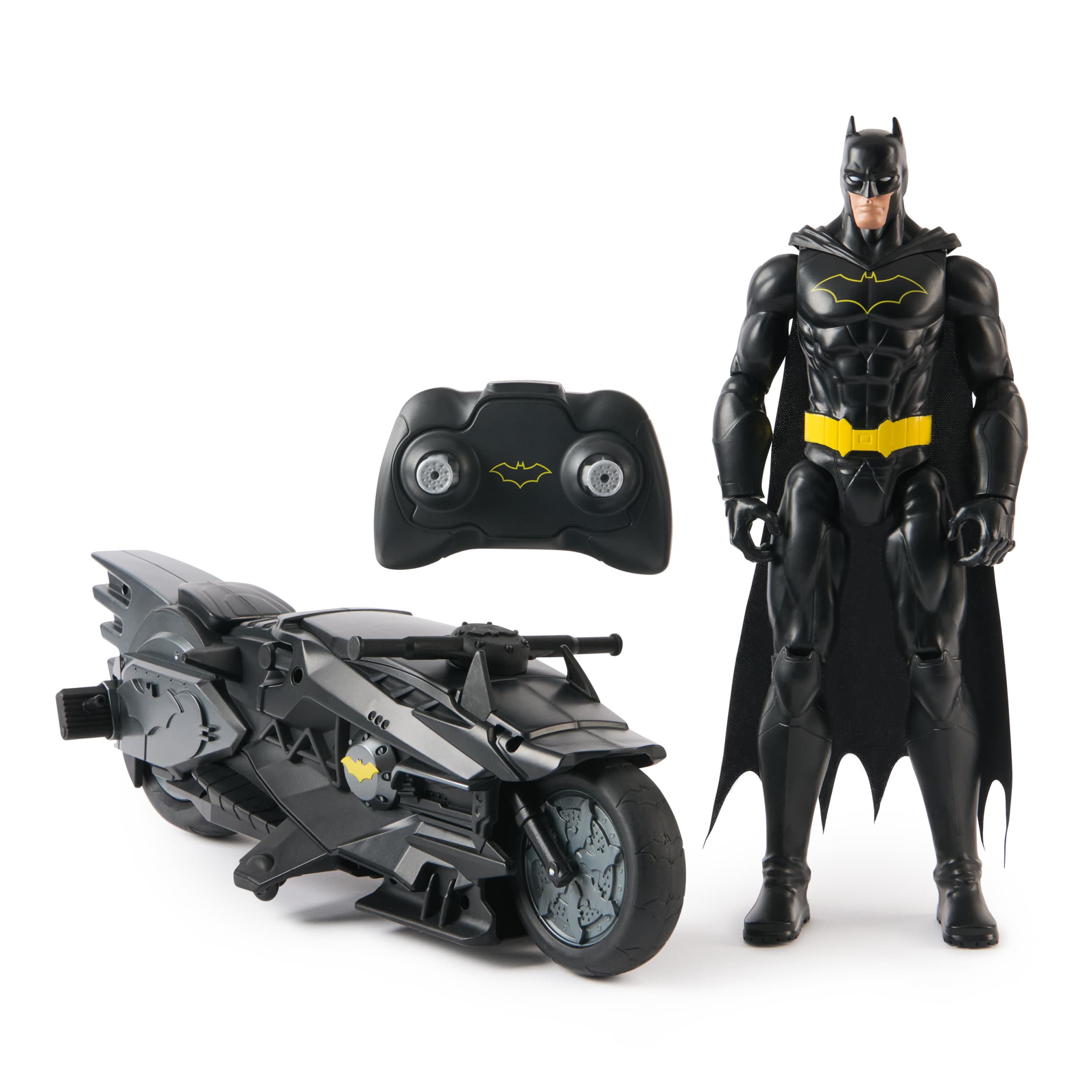 Batman - RC Batcycle + 30cm Batman Actionfigur