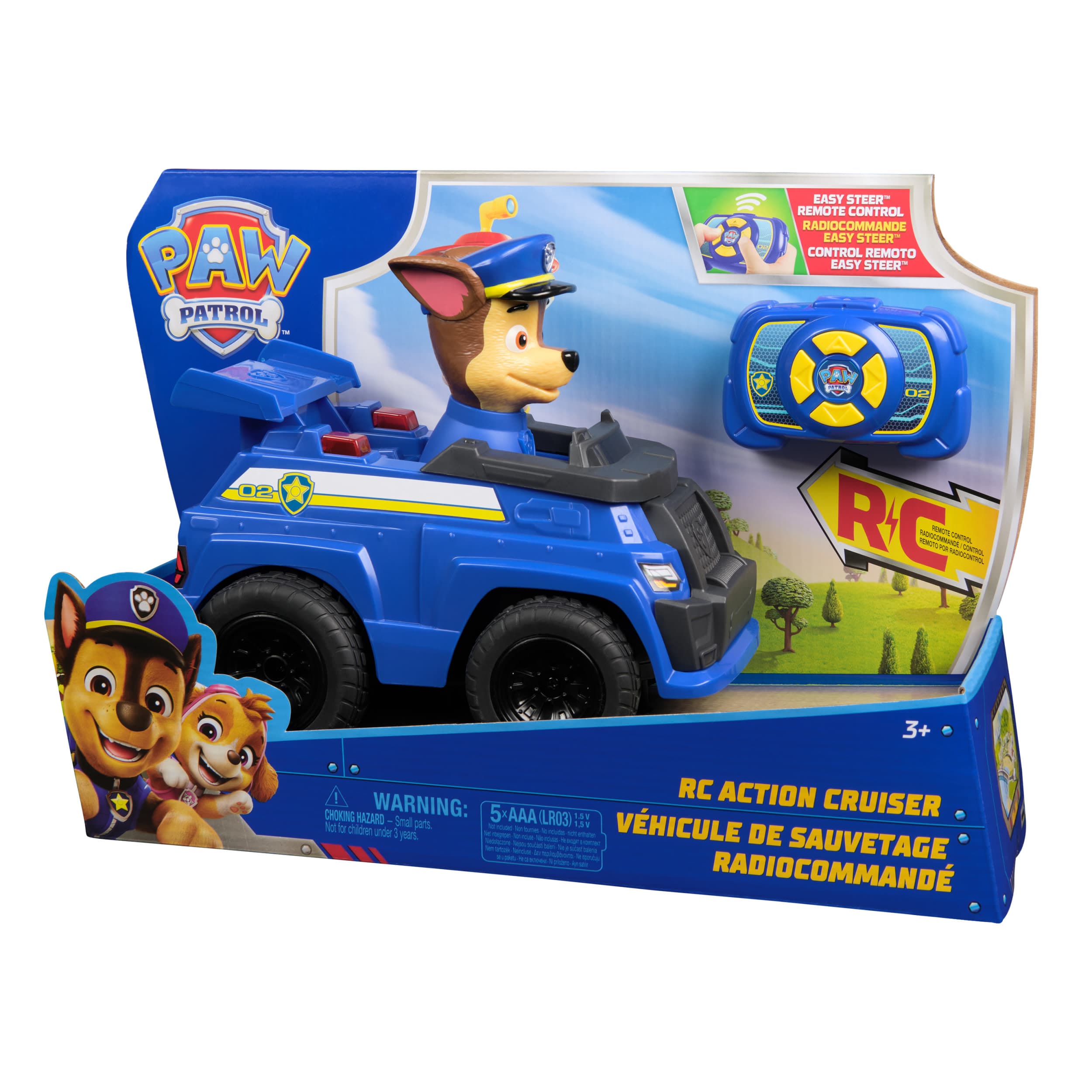 Produktbild PAW Patrol - Chases ferngesteuertes Polizeiauto mit Lichteffekten, ca. 25 cm, einfache Steuerung über Fernbedienung 4 von 9