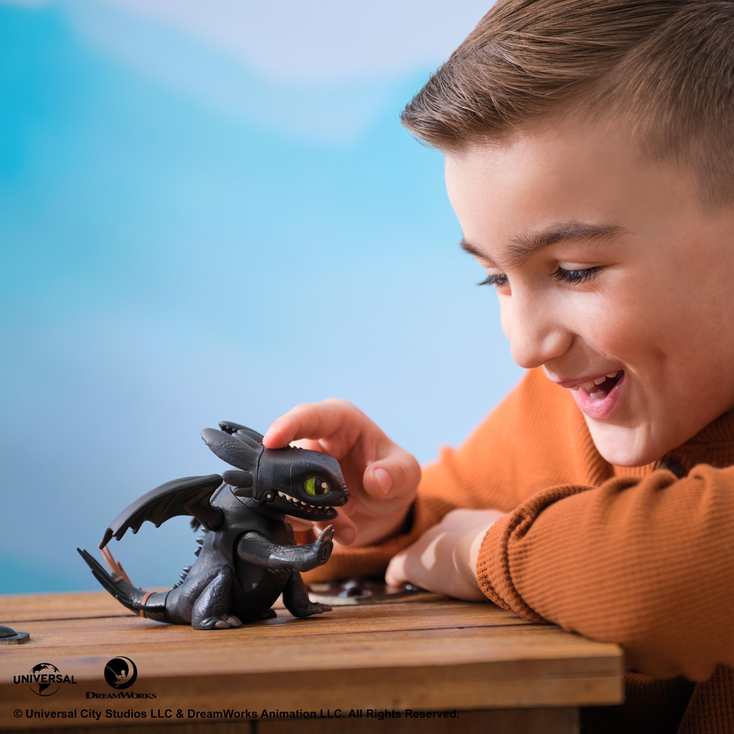 Produktbild Drachenzähmen leicht gemacht - Interaktiver Mini-Drache, Figur mit Soundeffekten, Zufallsauswahl 9 von 10