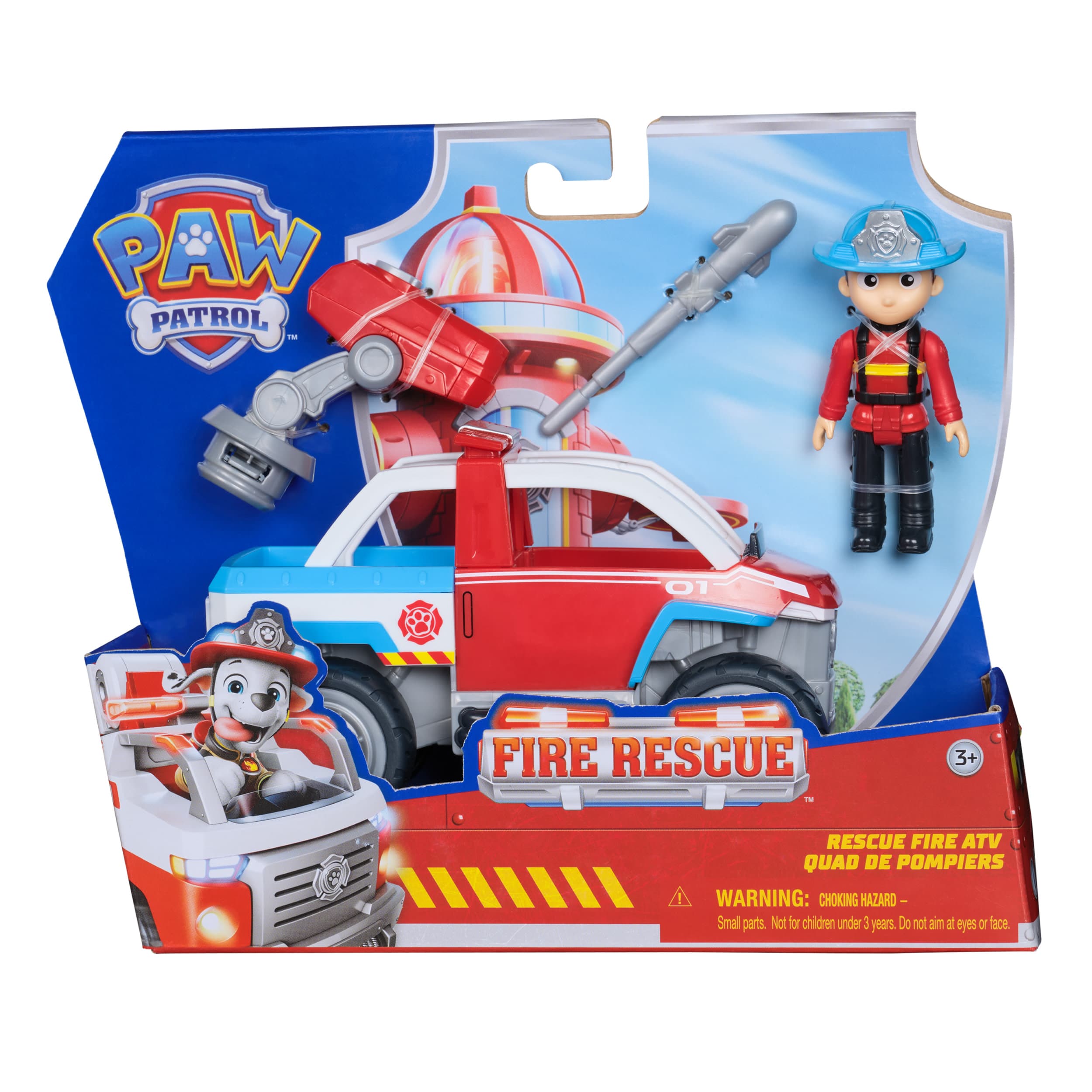 Produktbild PAW Patrol Fire Rescue - Ryders Rettungsfahrzeug mit Drohnen-Abwerfer und Ryder Figur 6 von 6