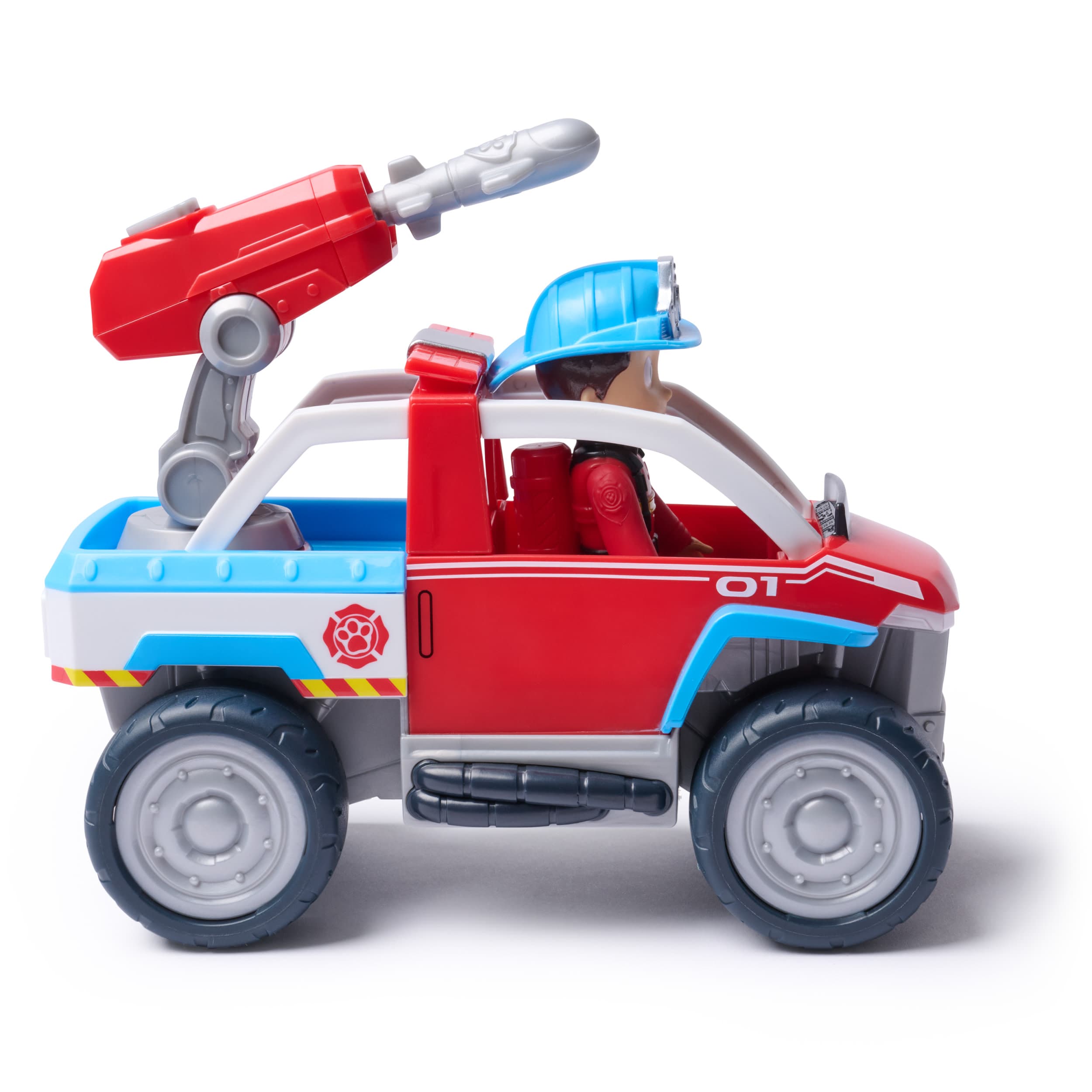 Produktbild PAW Patrol Fire Rescue - Ryders Rettungsfahrzeug mit Drohnen-Abwerfer und Ryder Figur 4 von 6