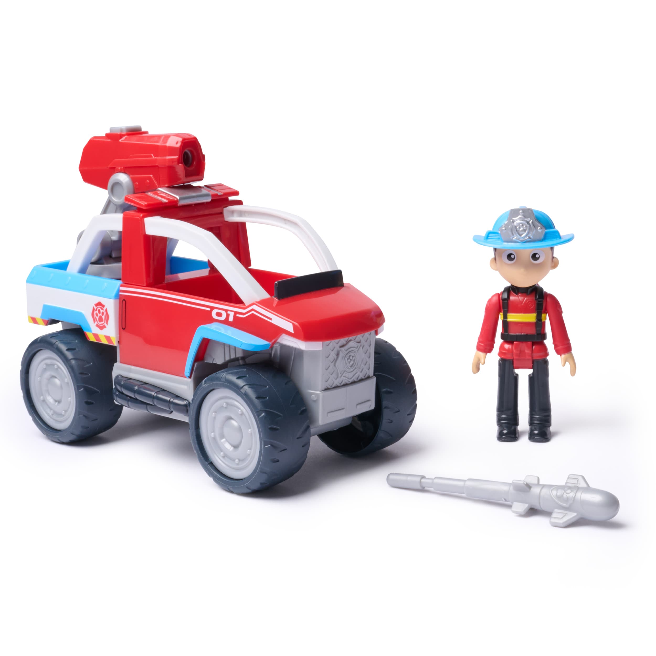 Produktbild PAW Patrol Fire Rescue - Ryders Rettungsfahrzeug mit Drohnen-Abwerfer und Ryder Figur 3 von 6