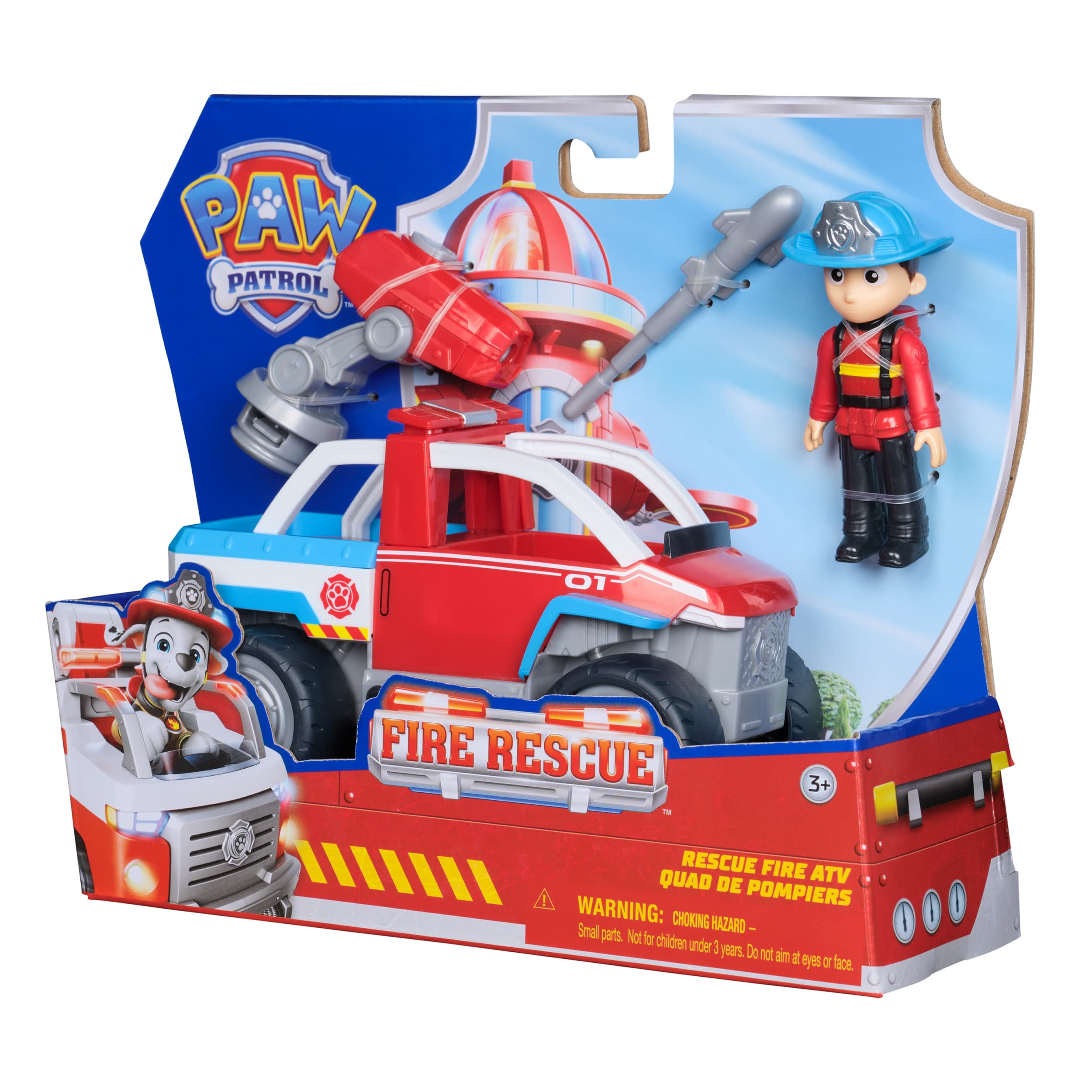 Produktbild PAW Patrol Fire Rescue - Ryders Rettungsfahrzeug mit Drohnen-Abwerfer und Ryder Figur 2 von 6