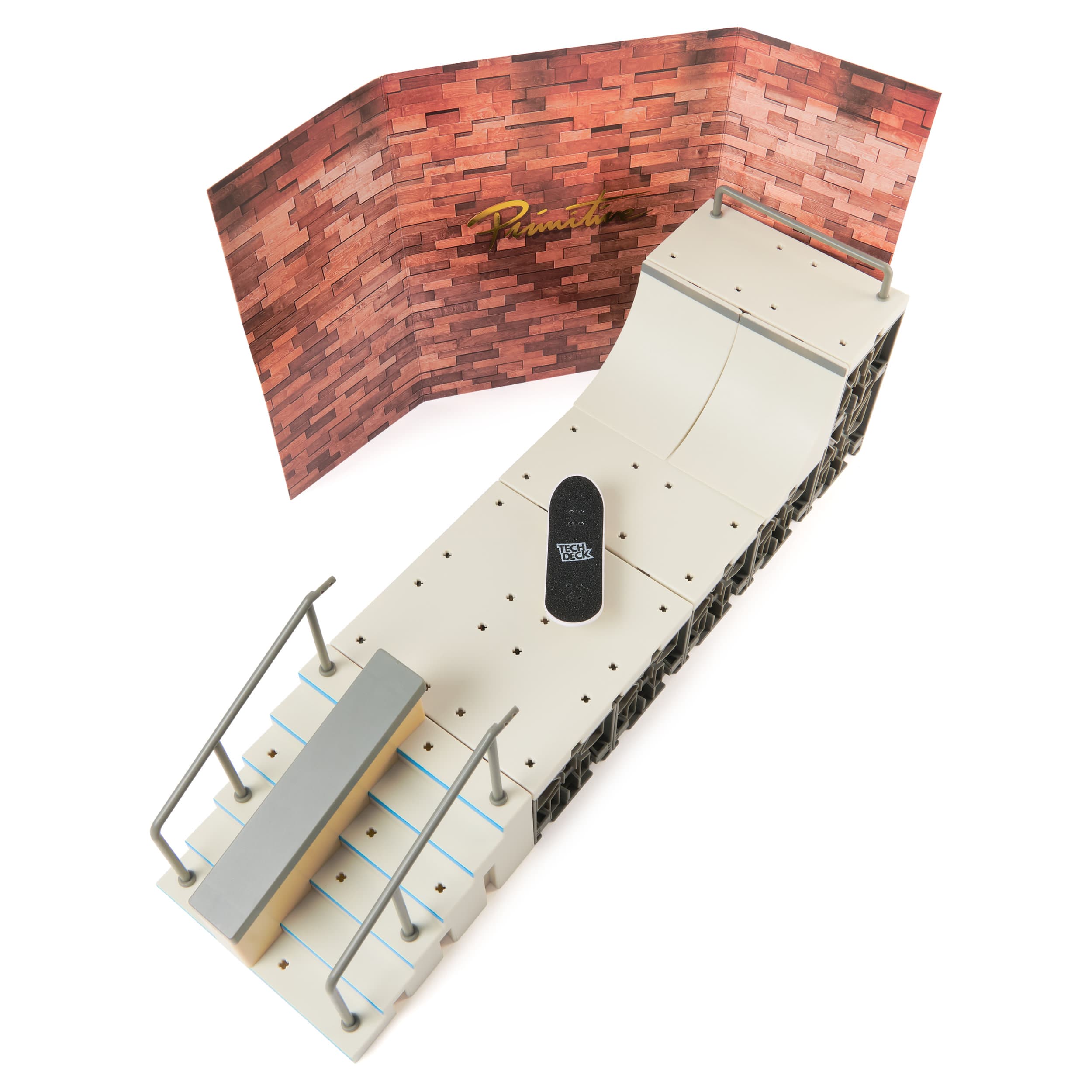 Produktbild Tech Deck - Primitive Skate Park, Finger-Skateboard-Rampe mit authentischem Fingerboard 3 von 8