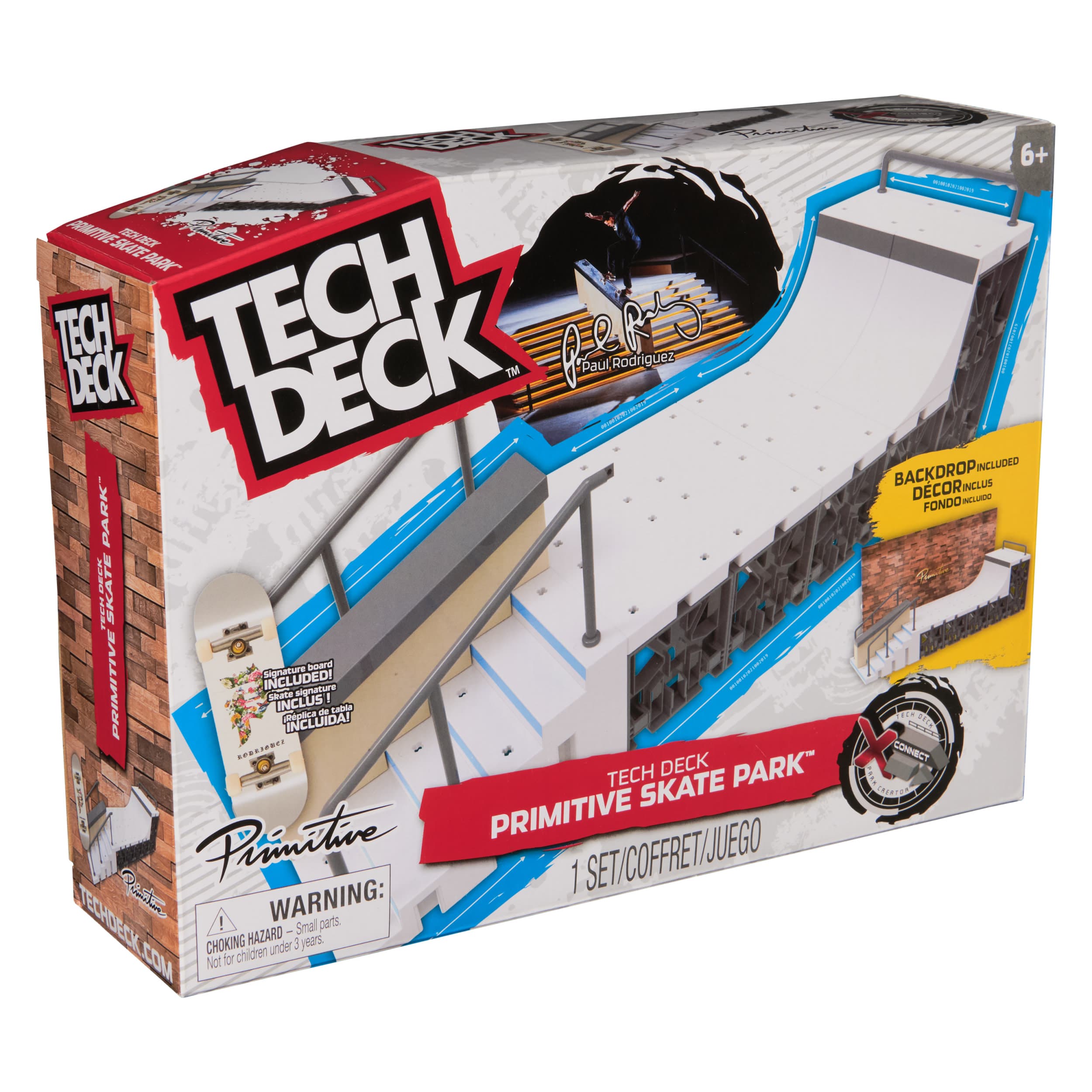 Produktbild Tech Deck - Primitive Skate Park, Finger-Skateboard-Rampe mit authentischem Fingerboard 2 von 8